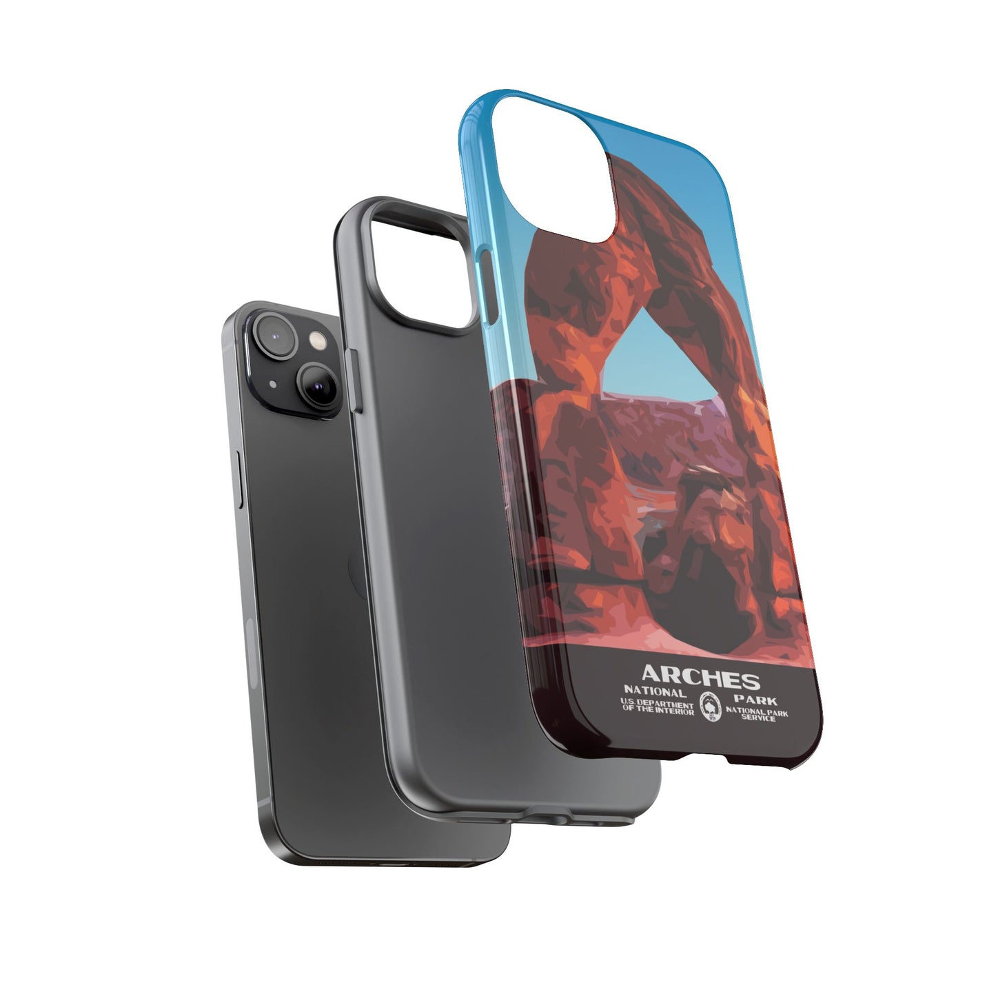 Arches National Park Phone Case - WPA Style