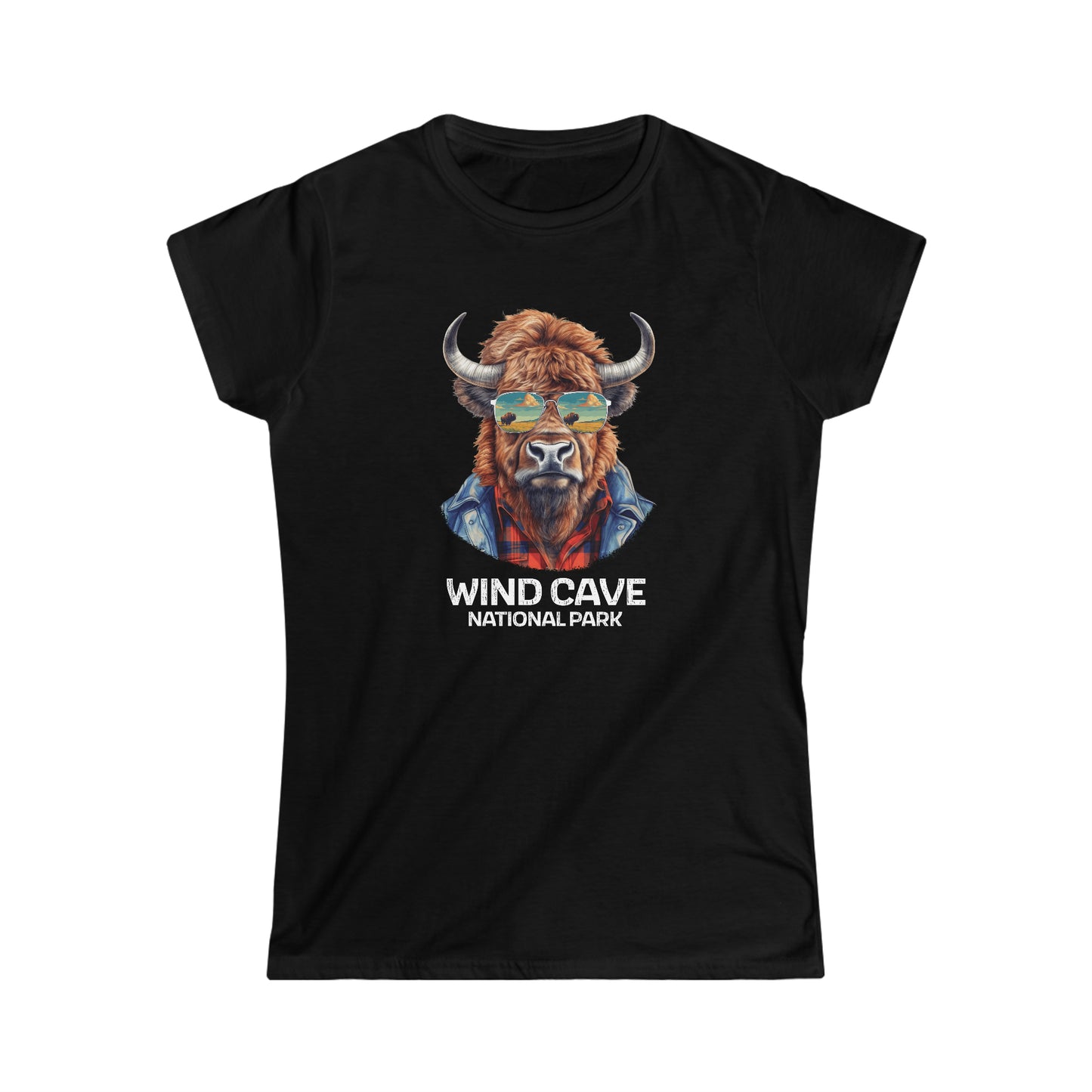 Wind Cave National Park Women's T-Shirt - Cool Bison
