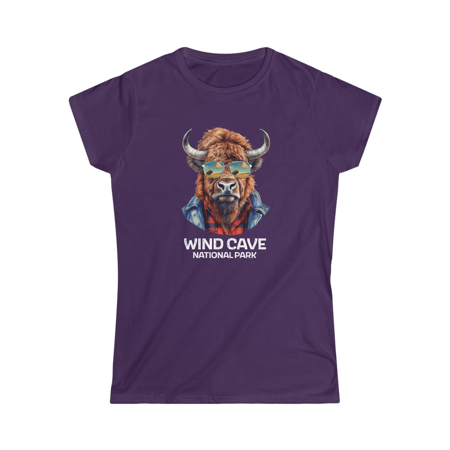 Wind Cave National Park Women's T-Shirt - Cool Bison