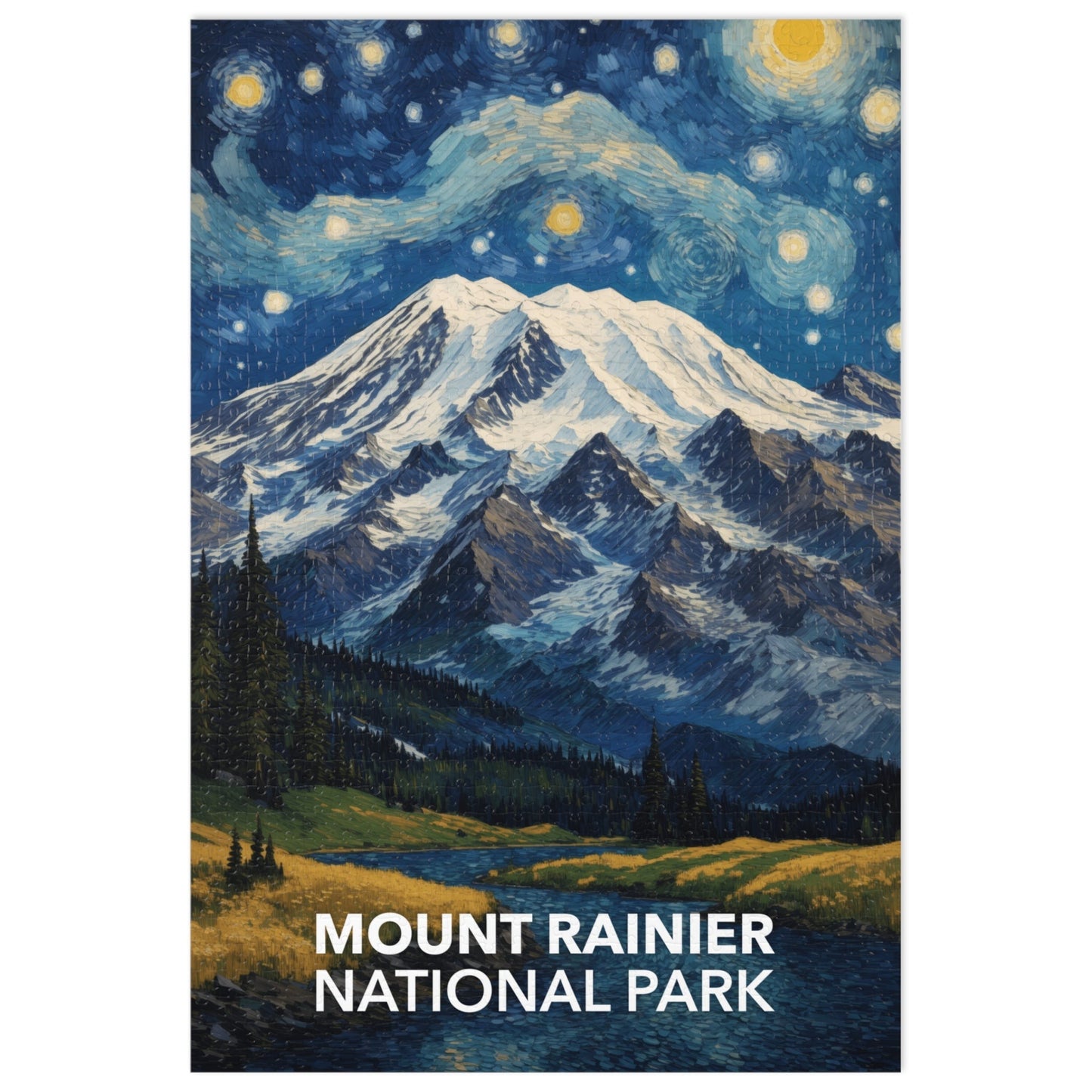Mount Rainier National Park Jigsaw Puzzle