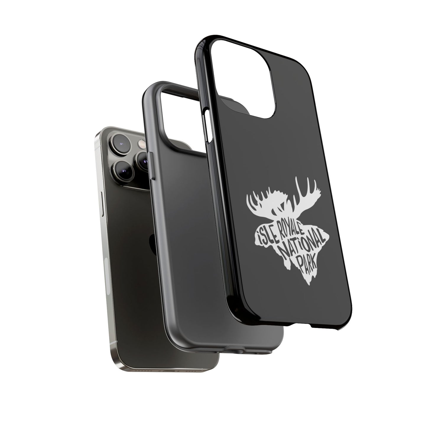 Isle Royale National Park Phone Case - Moose Design