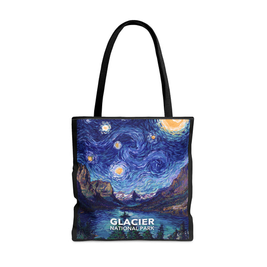 Glacier National Park Tote Bag - Starry Night