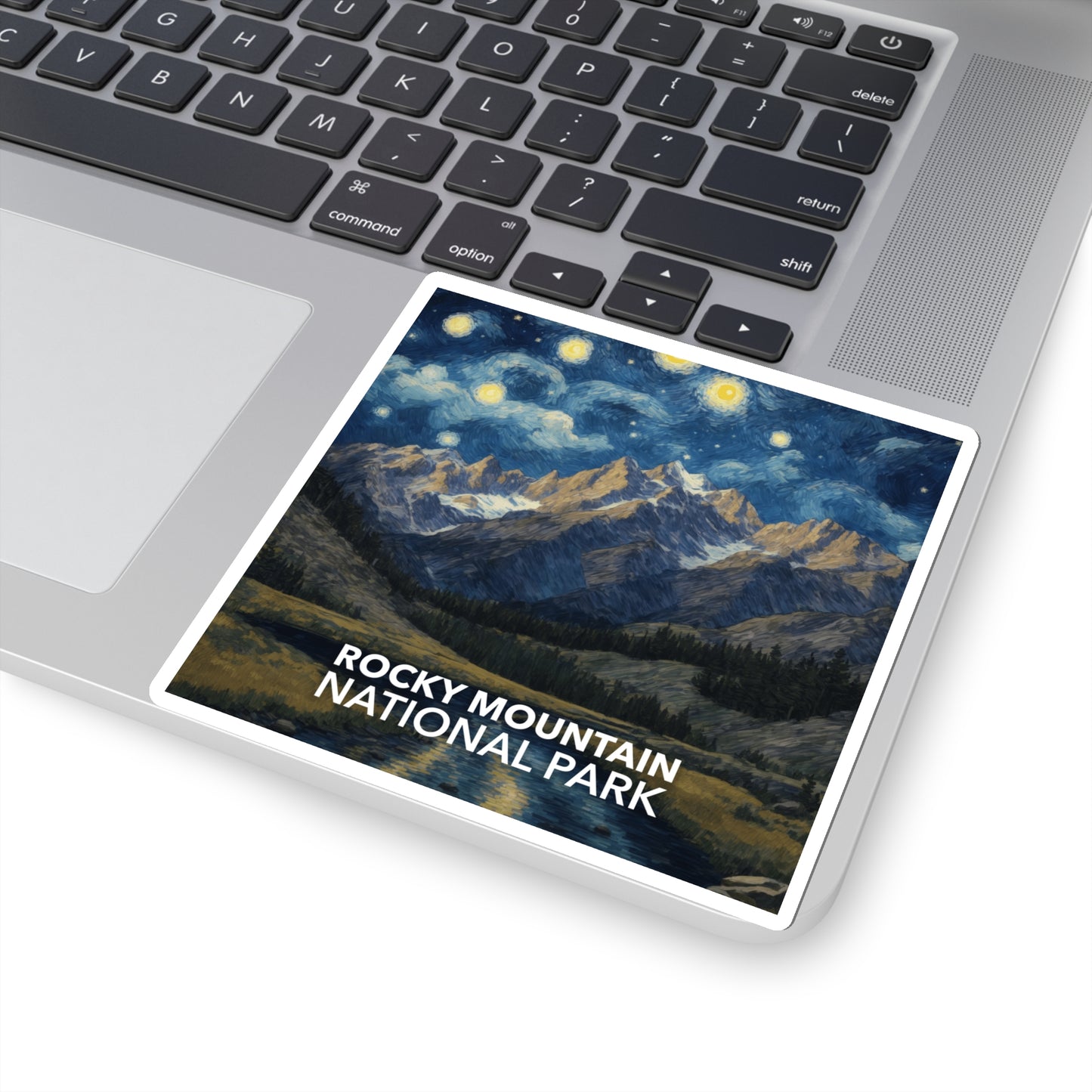 Rocky Mountain National Park Sticker - The Starry Night