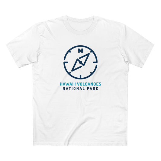 Hawaii Volcanoes National Park T-Shirt Compass Design