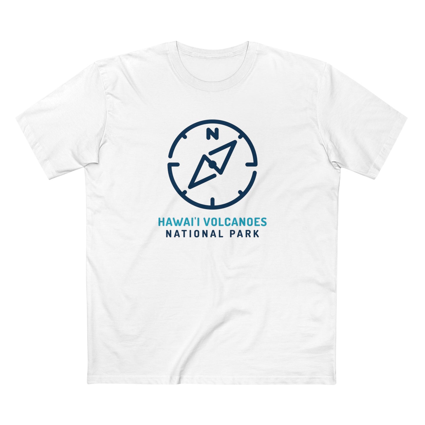 Hawaii Volcanoes National Park T-Shirt Compass Design