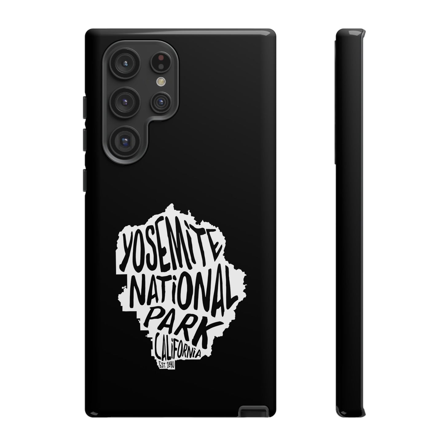 Yosemite National Park Phone Case - Map Design