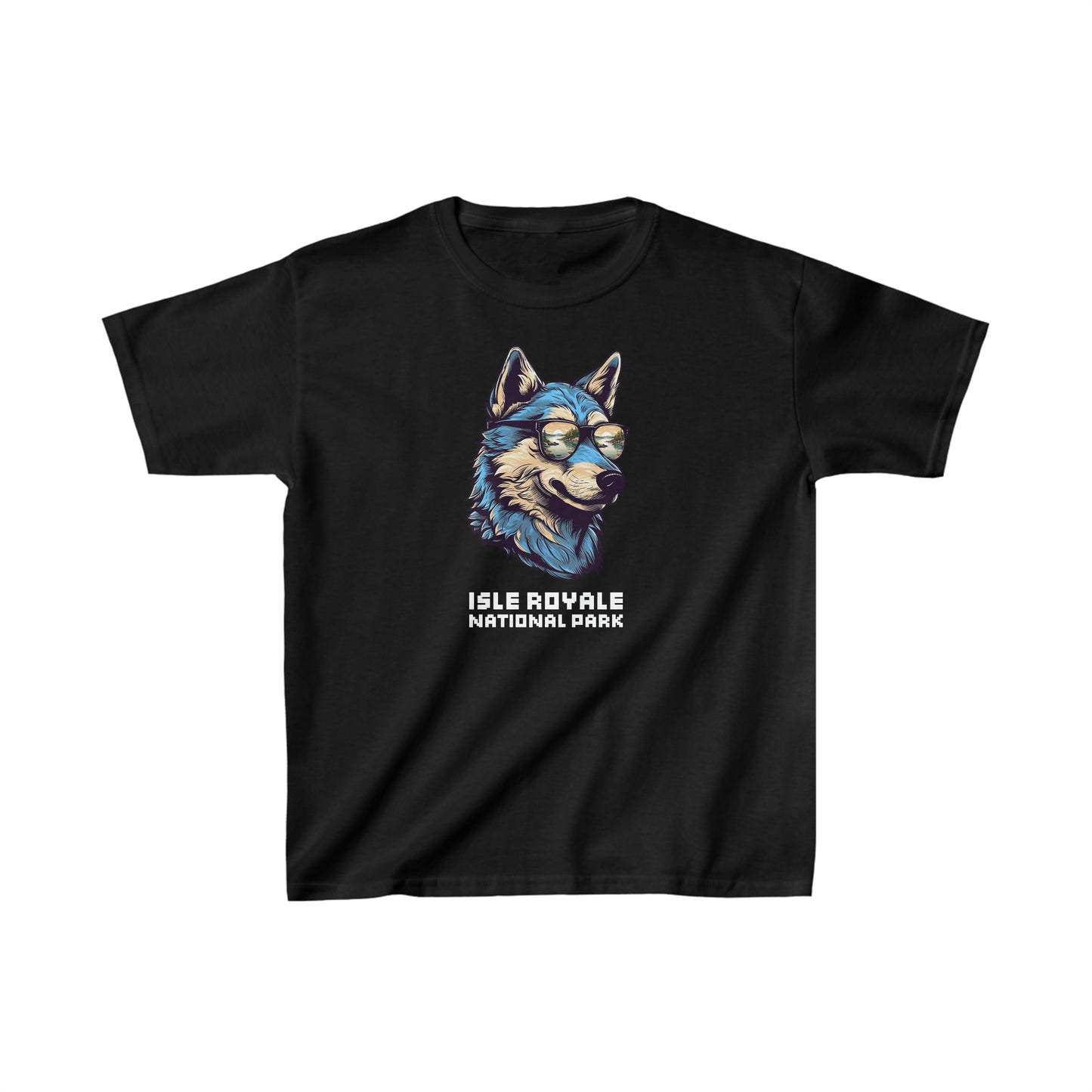 Isle Royale National Park Child T-Shirt - Cool Wolf