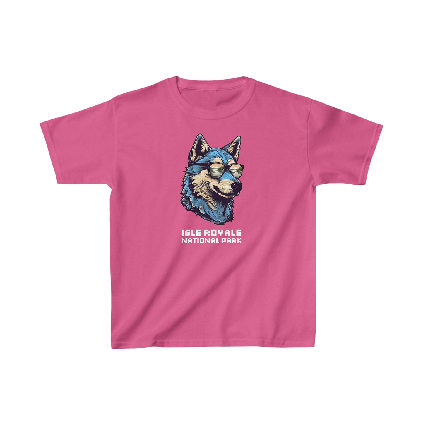 Isle Royale National Park Child T-Shirt - Cool Wolf