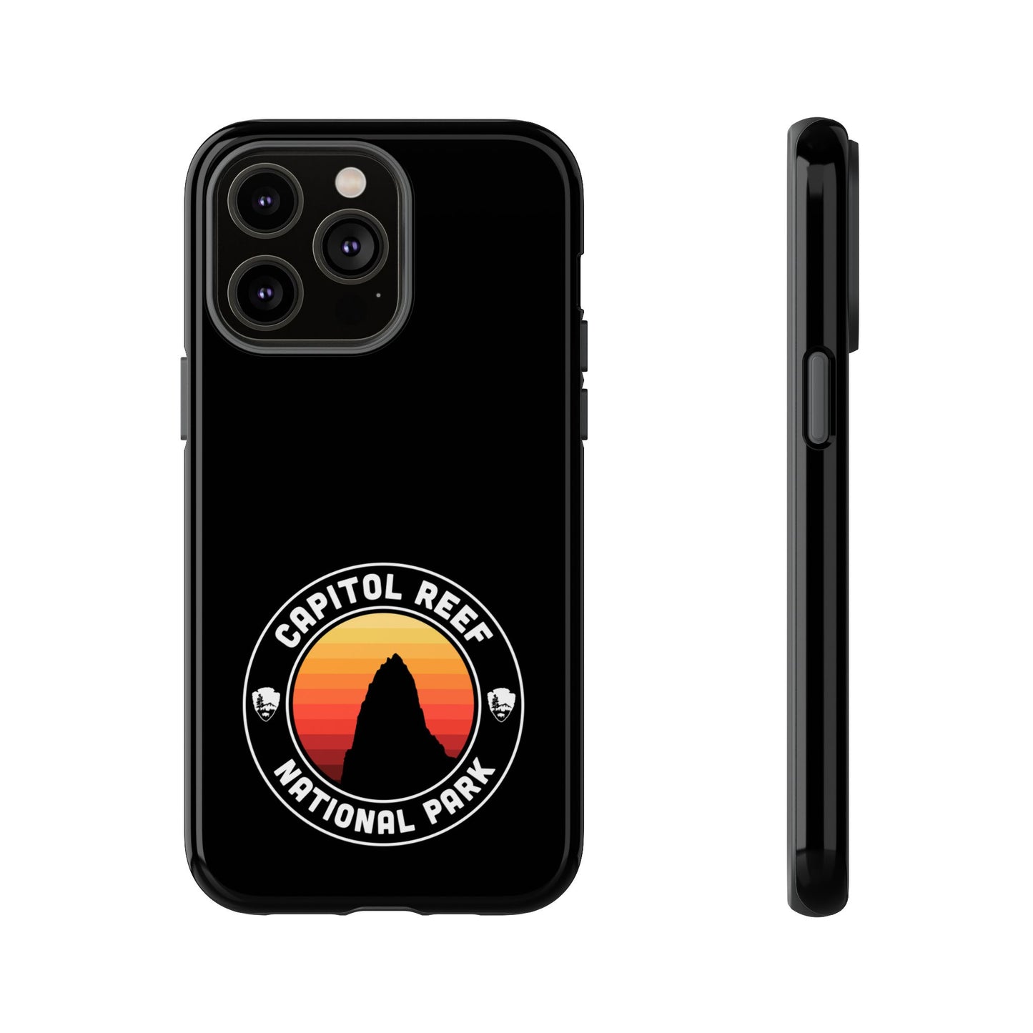Capitol Reef National Park Phone Case - Round Emblem Design