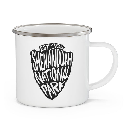 Shenandoah National Park Enamel Camping Mug - Arrowhead