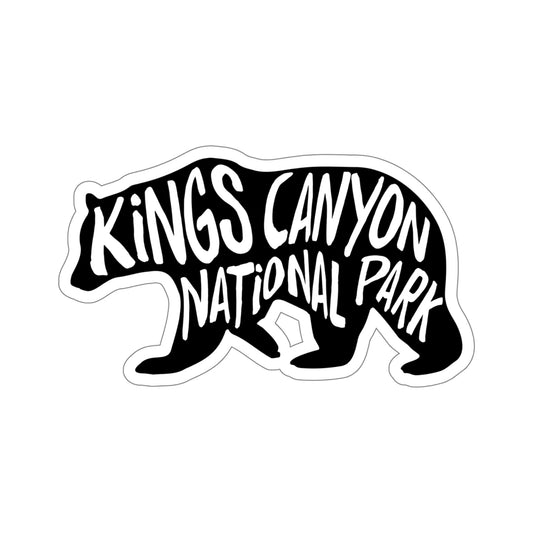 Kings Canyon National Park Sticker - Black Bear
