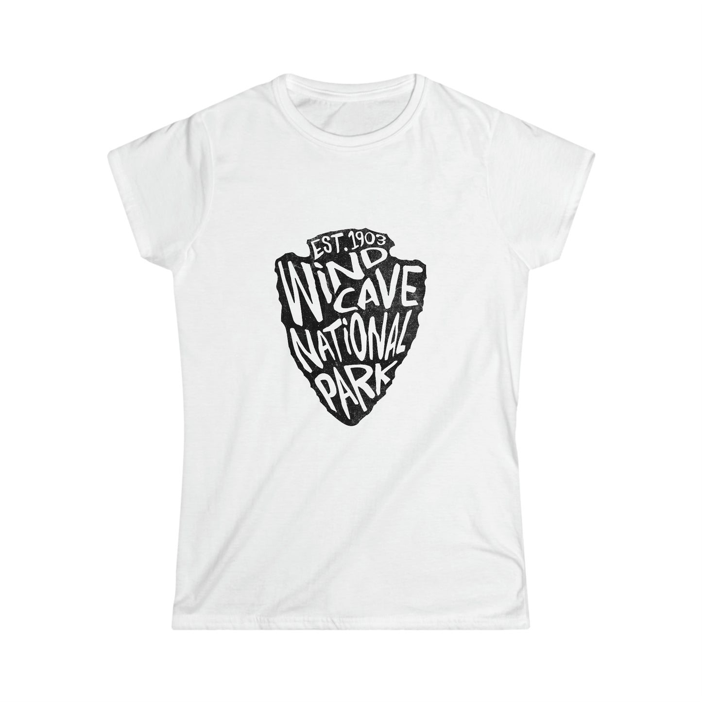 Wind Cave National Park Women's T-Shirt - Arrowhead Design
