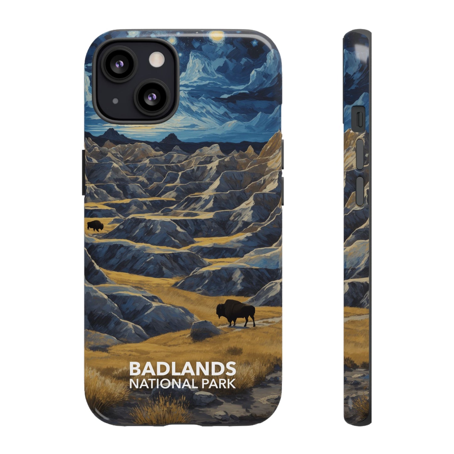 Badlands National Park Phone Case - Starry Night
