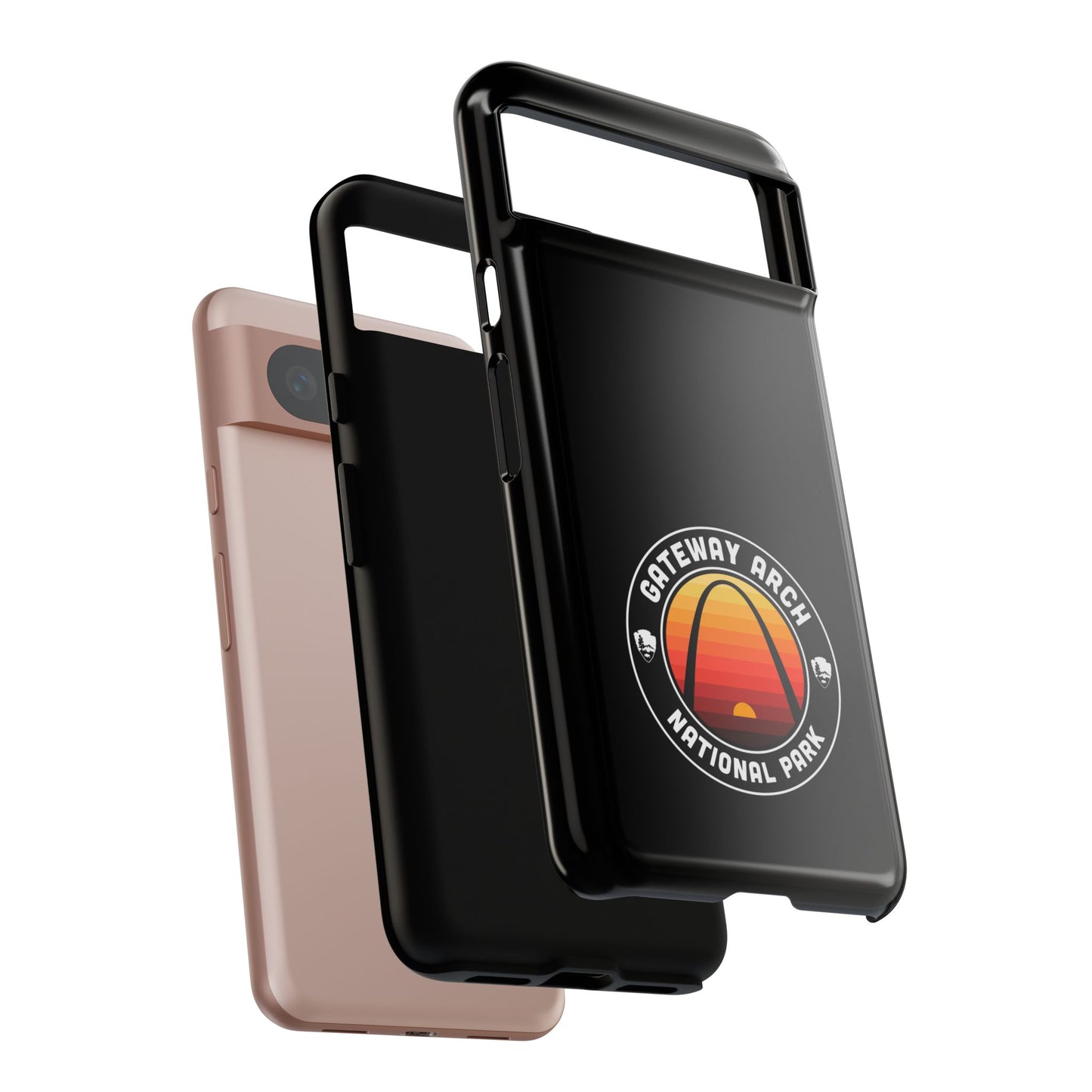 Gateway Arch National Park Phone Case - Round Emblem Design