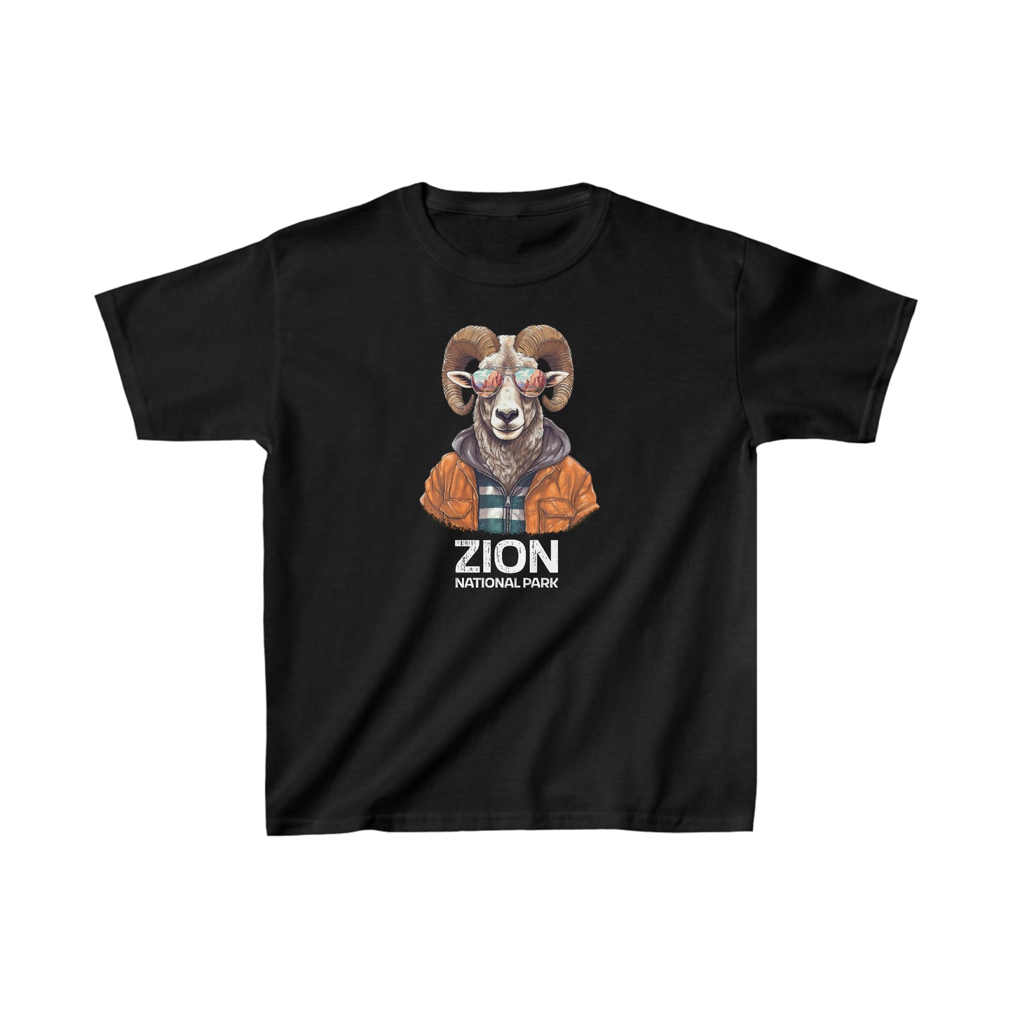 Zion National Park Child T-Shirt - Cool Bighorn Sheep