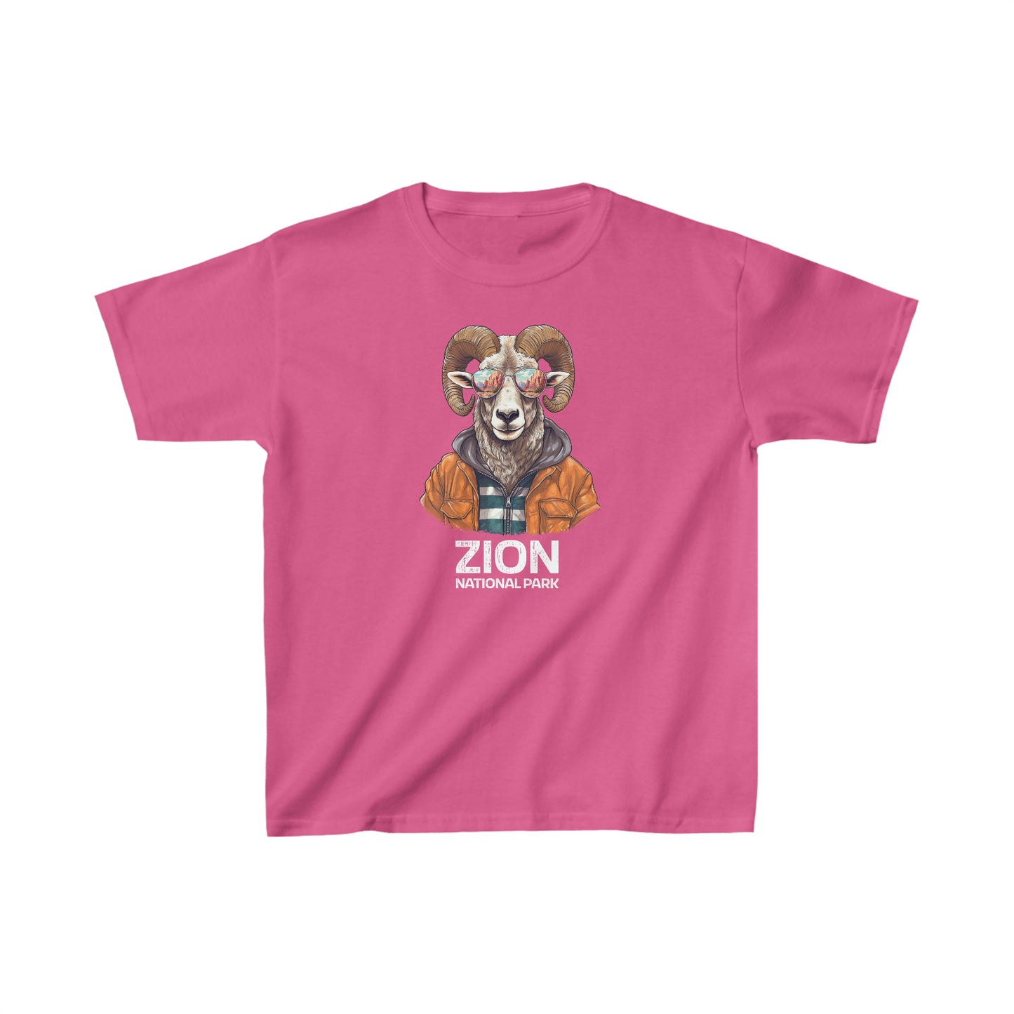 Zion National Park Child T-Shirt - Cool Bighorn Sheep