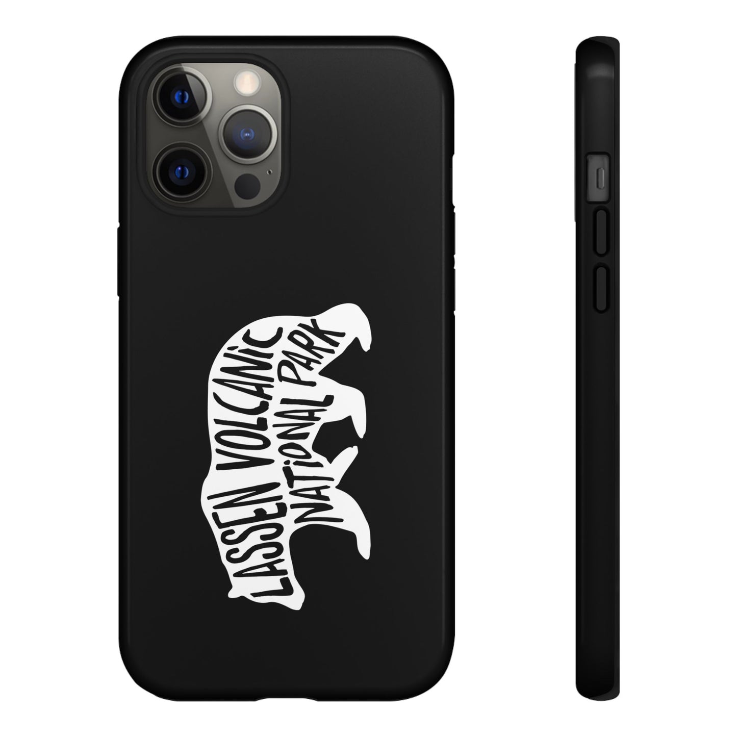 Lassen Volcanic National Park Phone Case - Black Bear Design