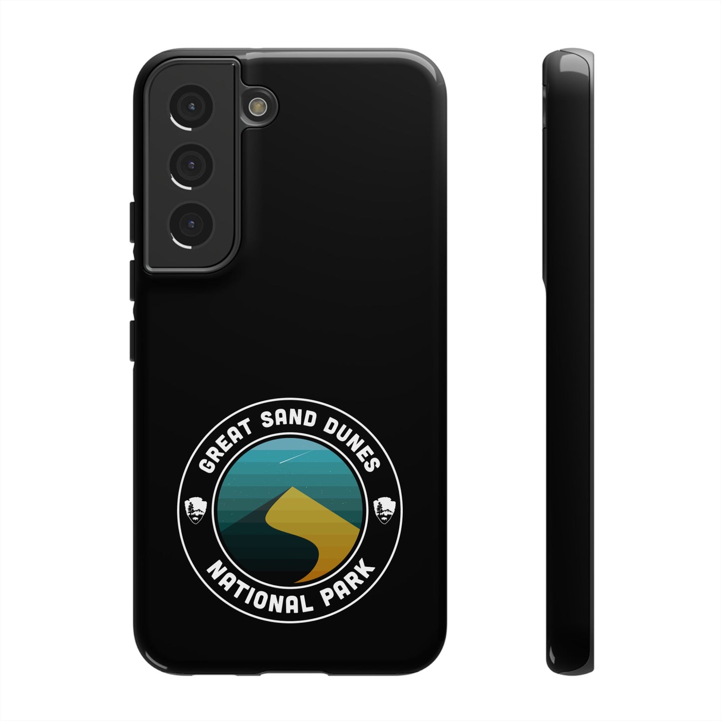 Great Sand Dunes National Park Phone Case - Round Emblem Design