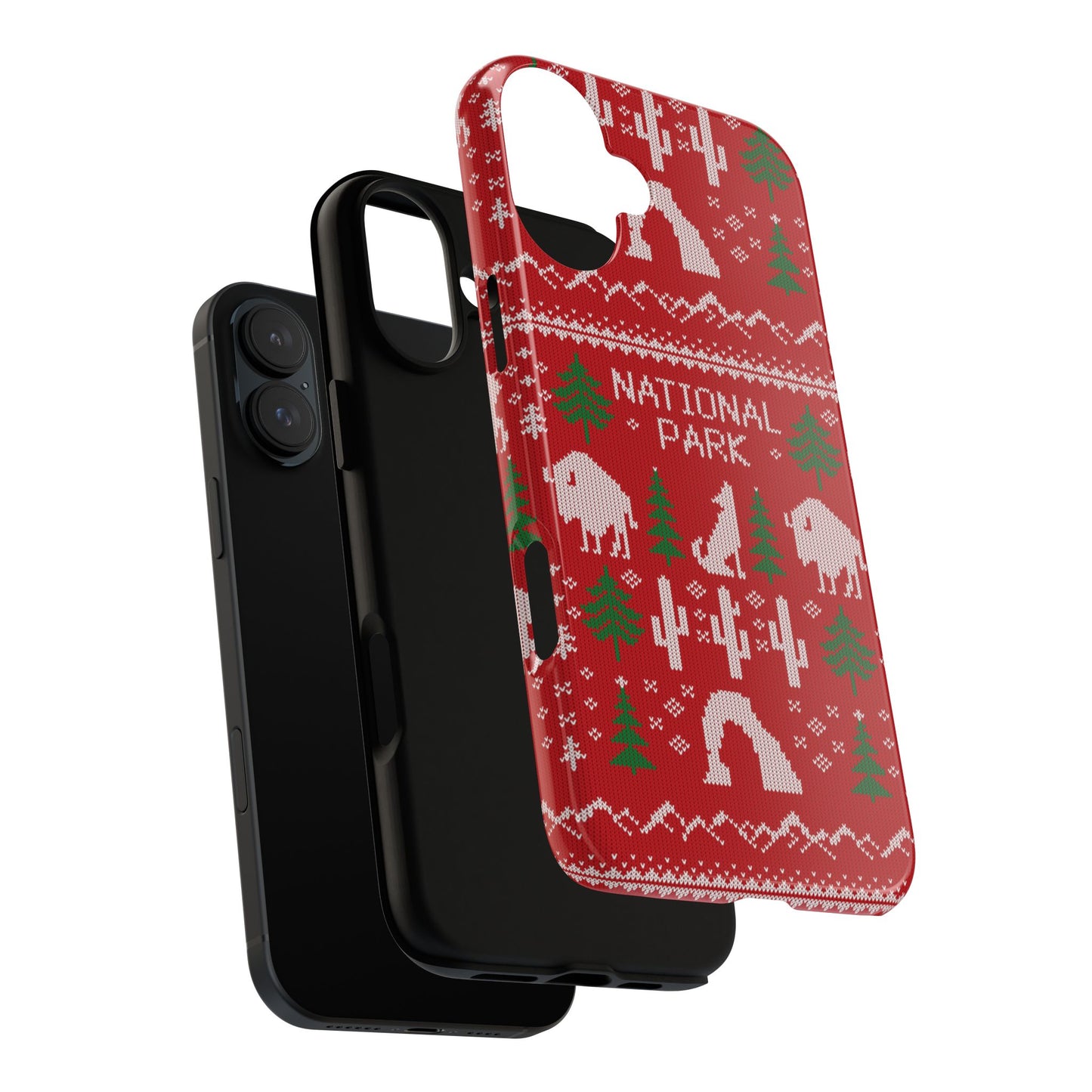 National Park Phone Case - Fair Isle Pattern