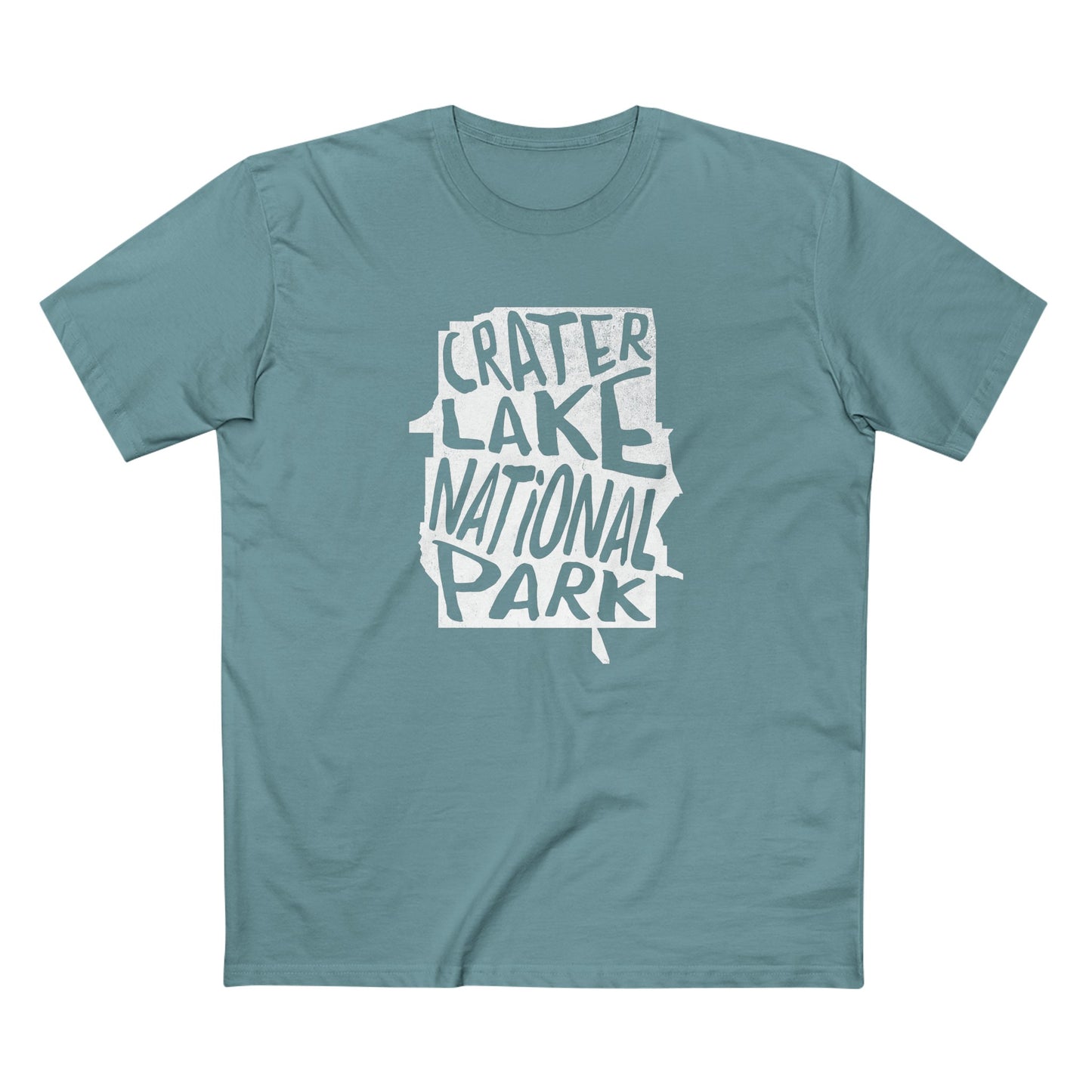 Crater Lake National Park T-Shirt - Map