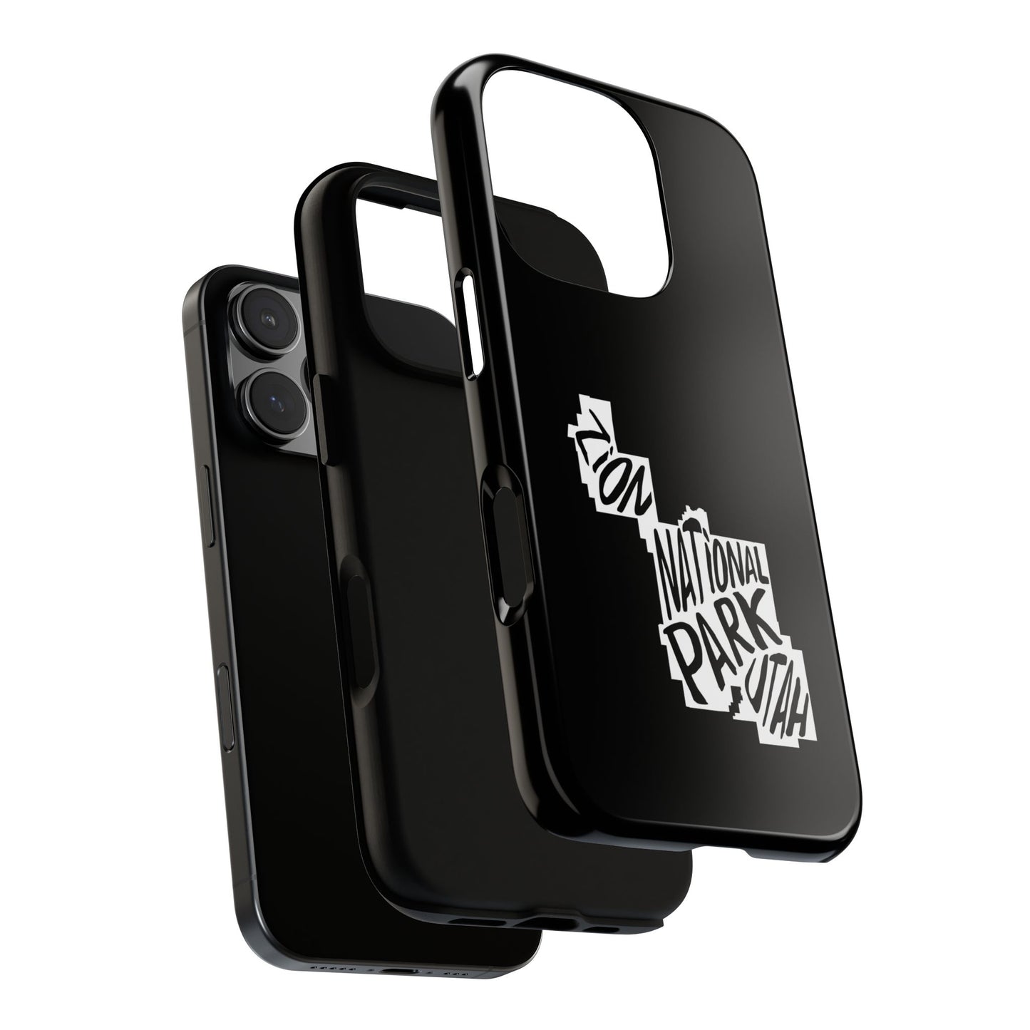 Zion National Park Phone Case - Map Design