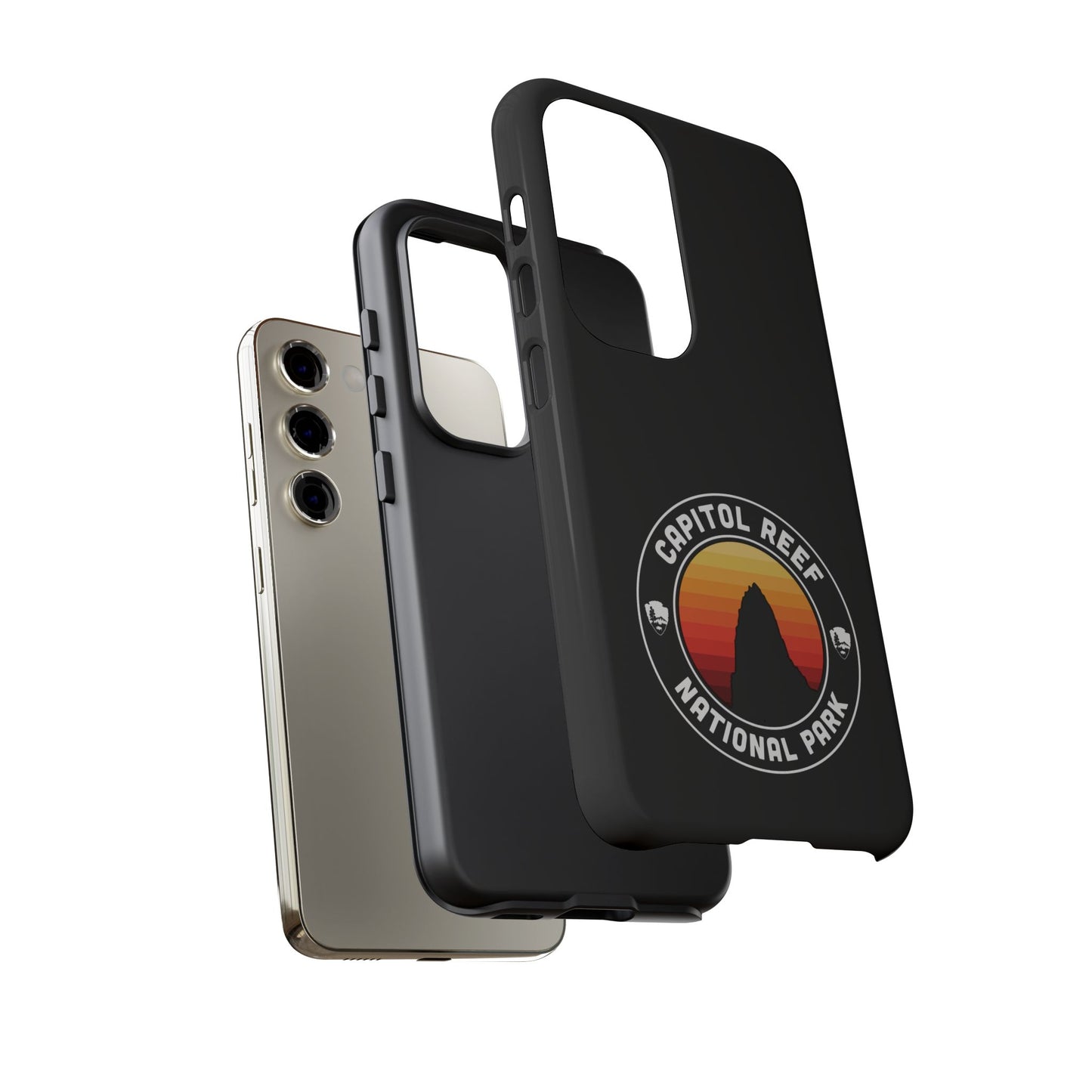 Capitol Reef National Park Phone Case - Round Emblem Design