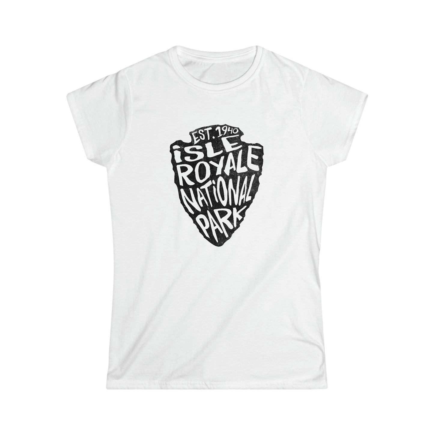 Isle Royale National Park Women's T-Shirt - Arrowhead Design