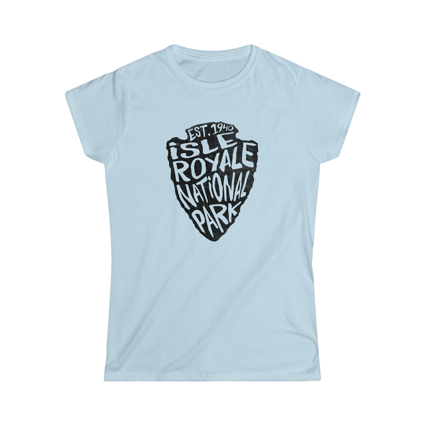 Isle Royale National Park Women's T-Shirt - Arrowhead Design