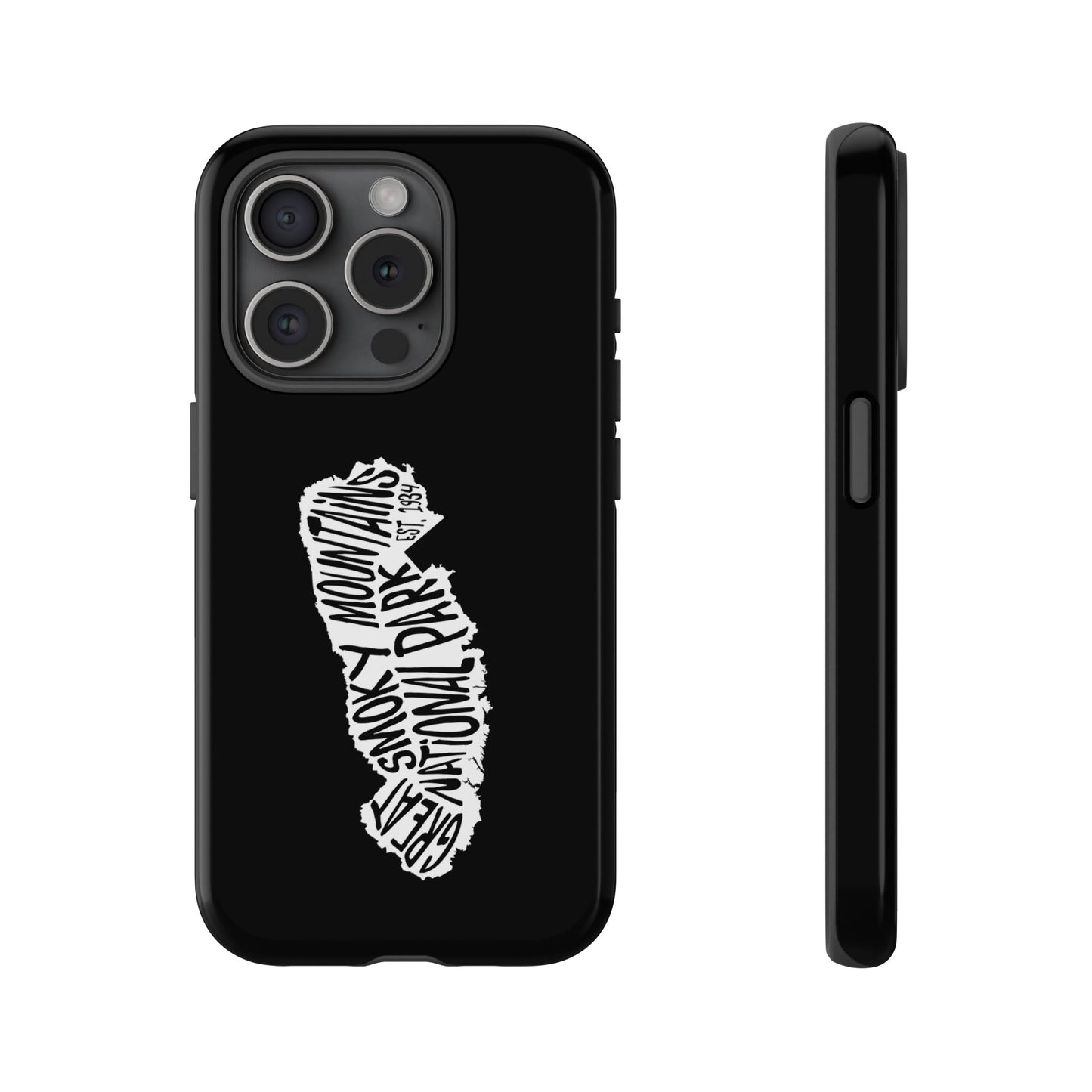 Great Smoky Mountains National Park Phone Case - Map Design