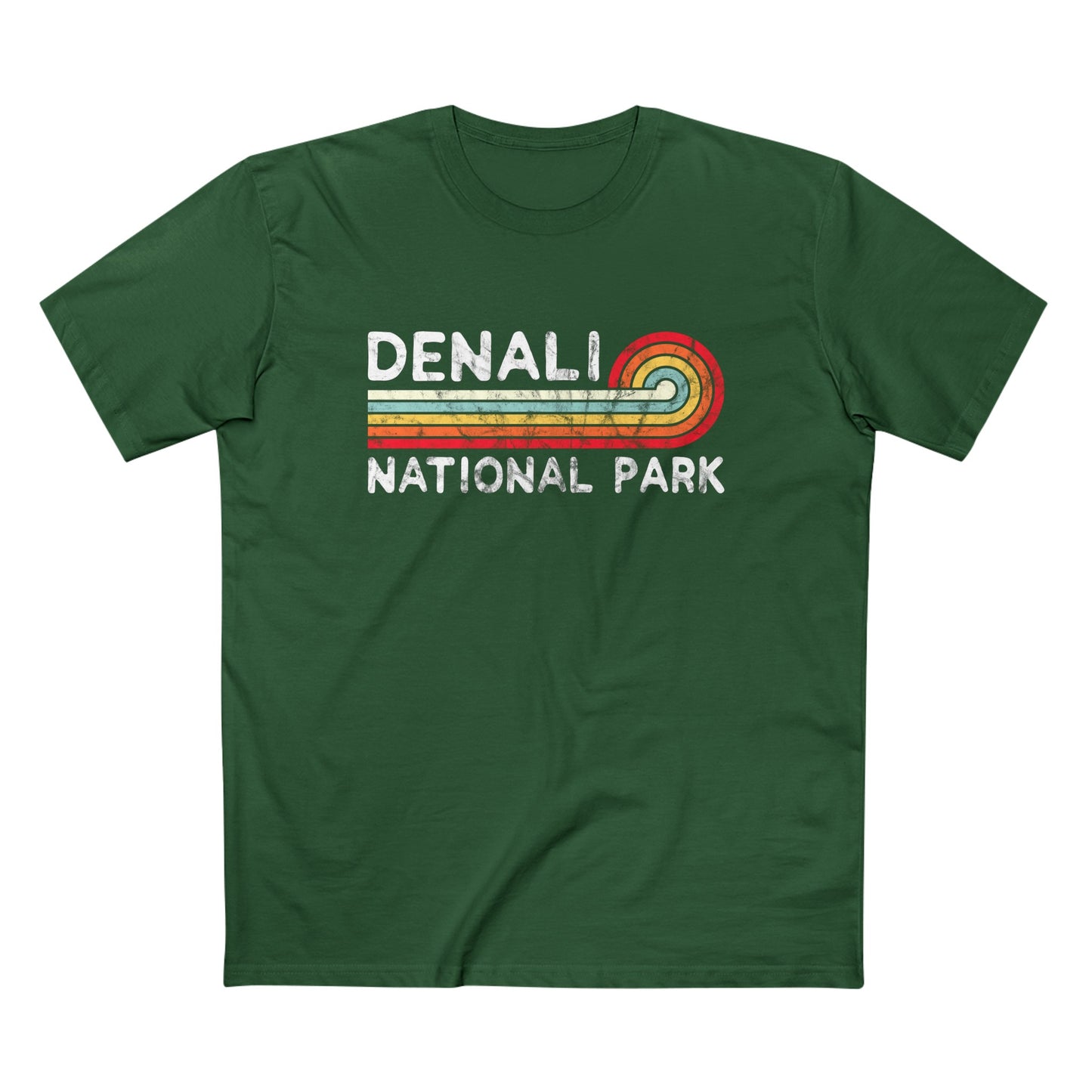 Denali National Park T-Shirt - Vintage Stretched Sunrise