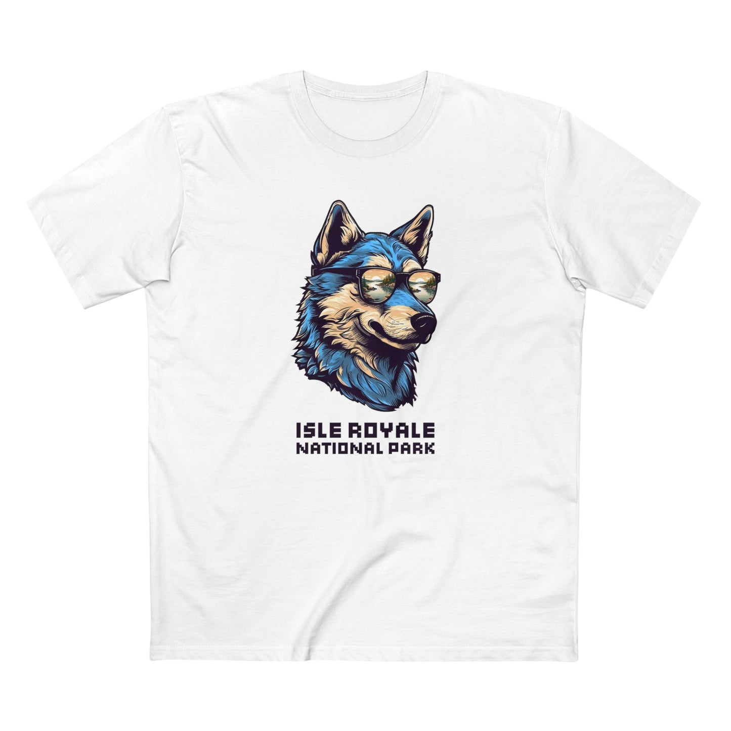Isle Royale National Park T-Shirt - Smooth Wolf