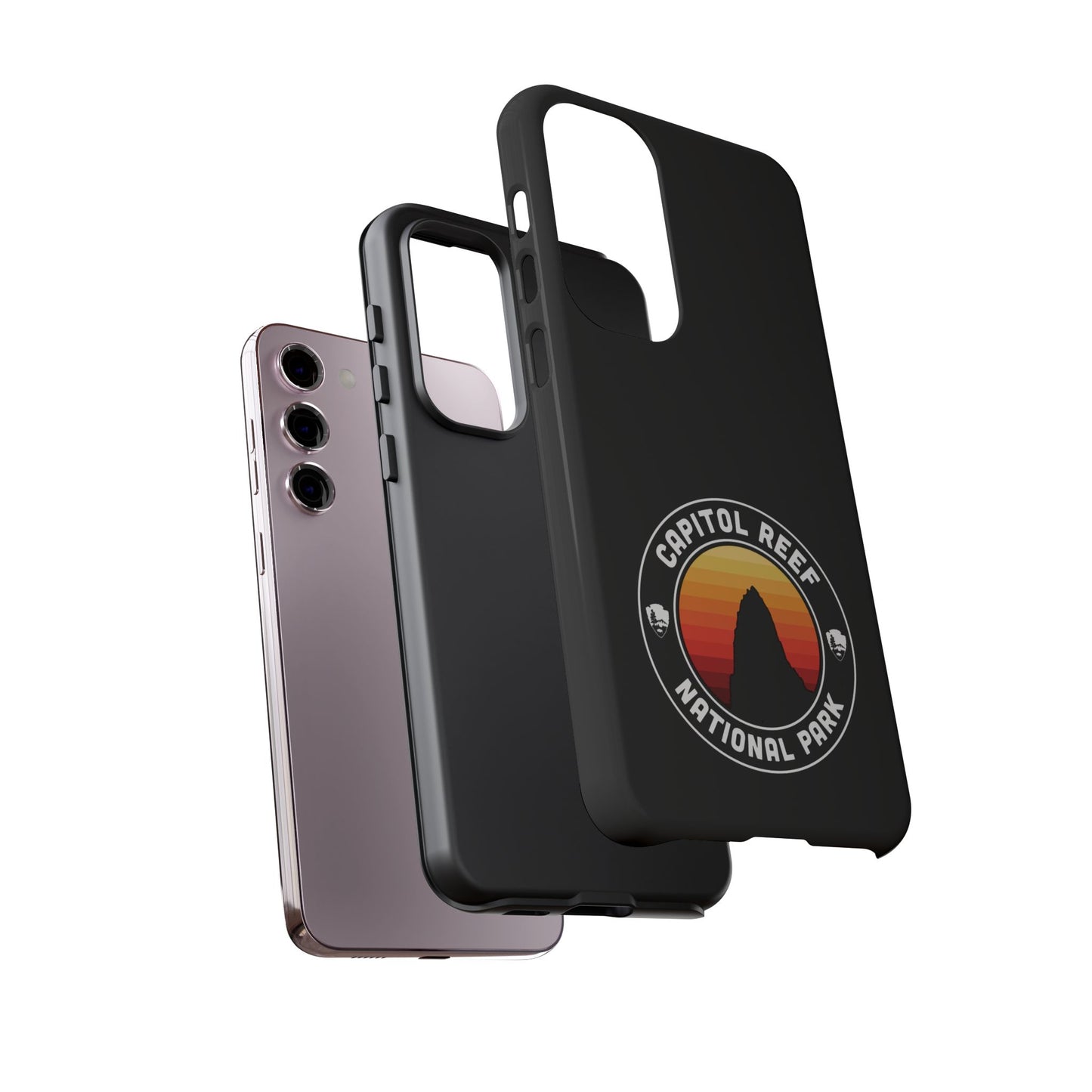 Capitol Reef National Park Phone Case - Round Emblem Design