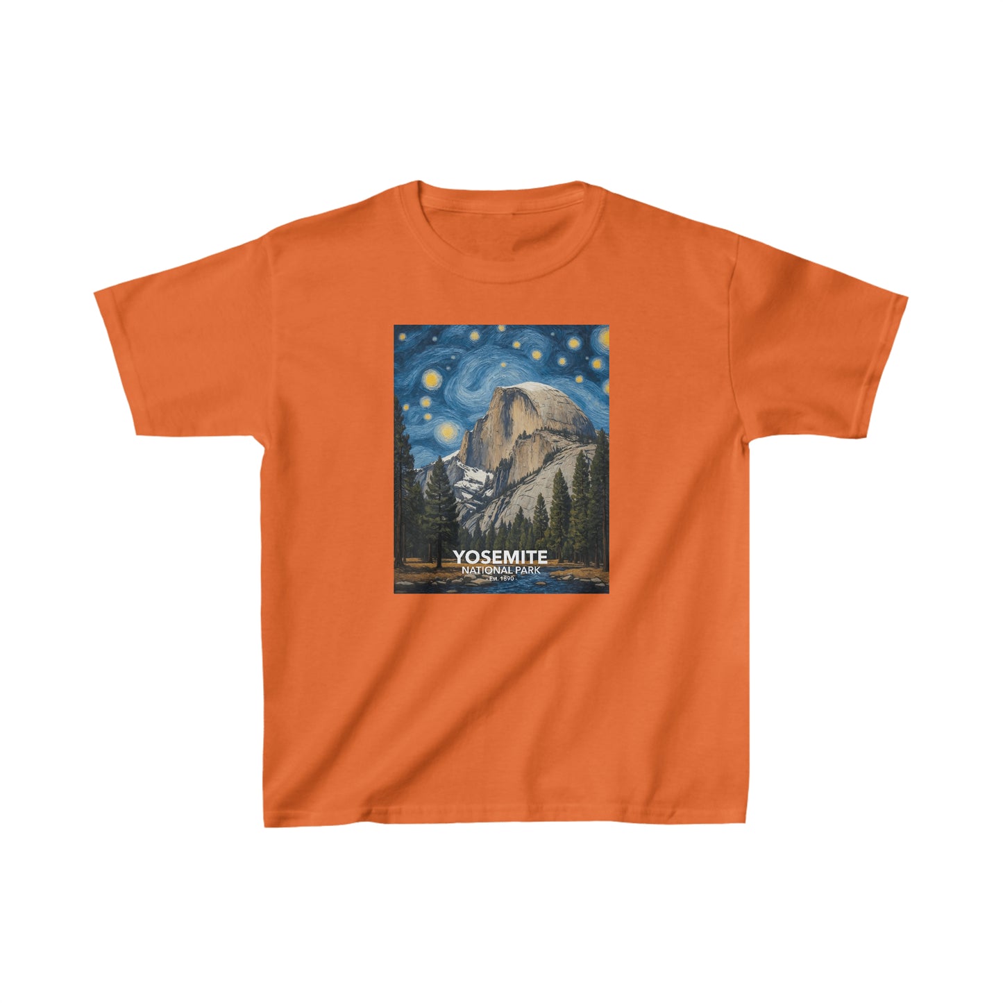 Yosemite National Park Child T-Shirt - The Starry Night