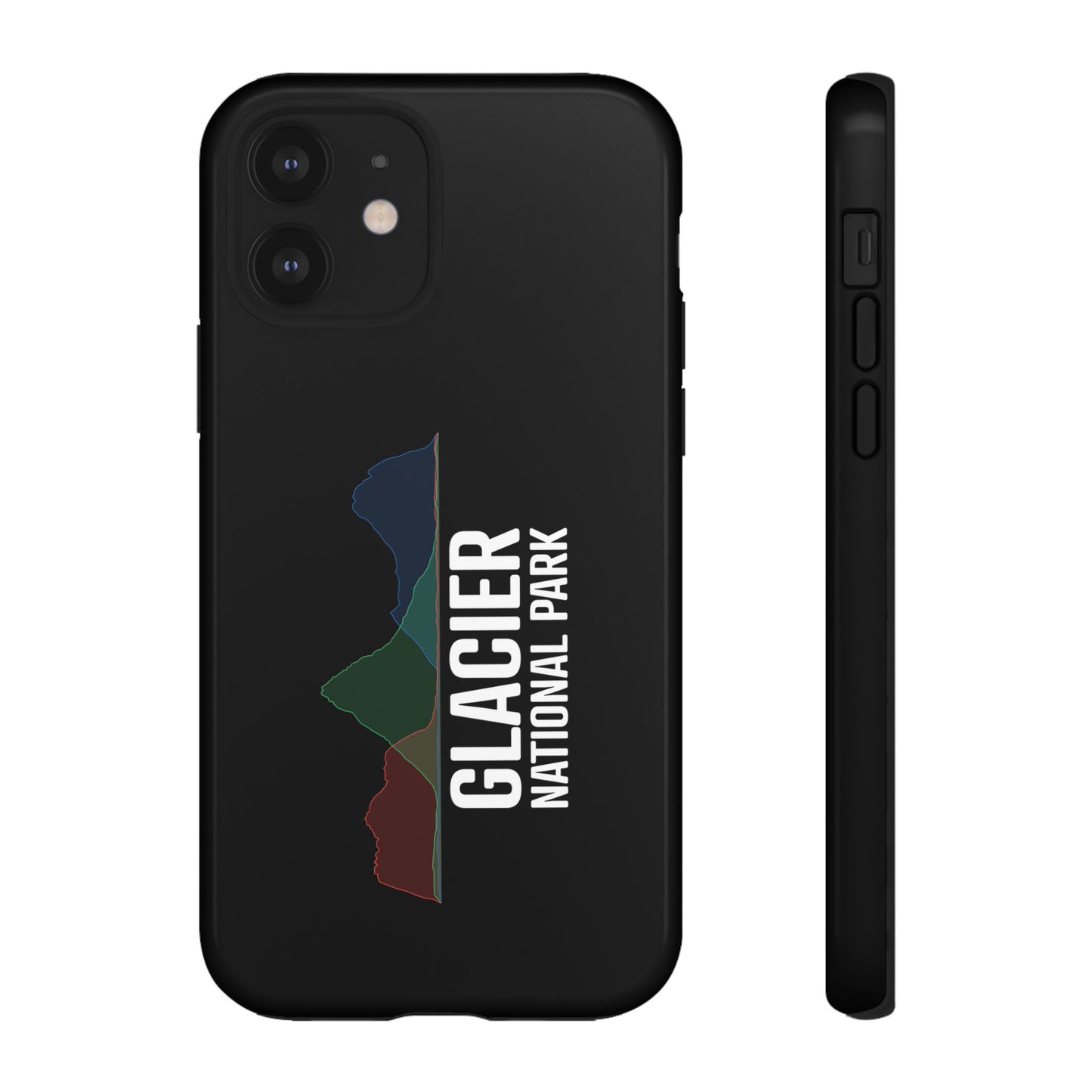 Glacier National Park Phone Case - Histogram Design