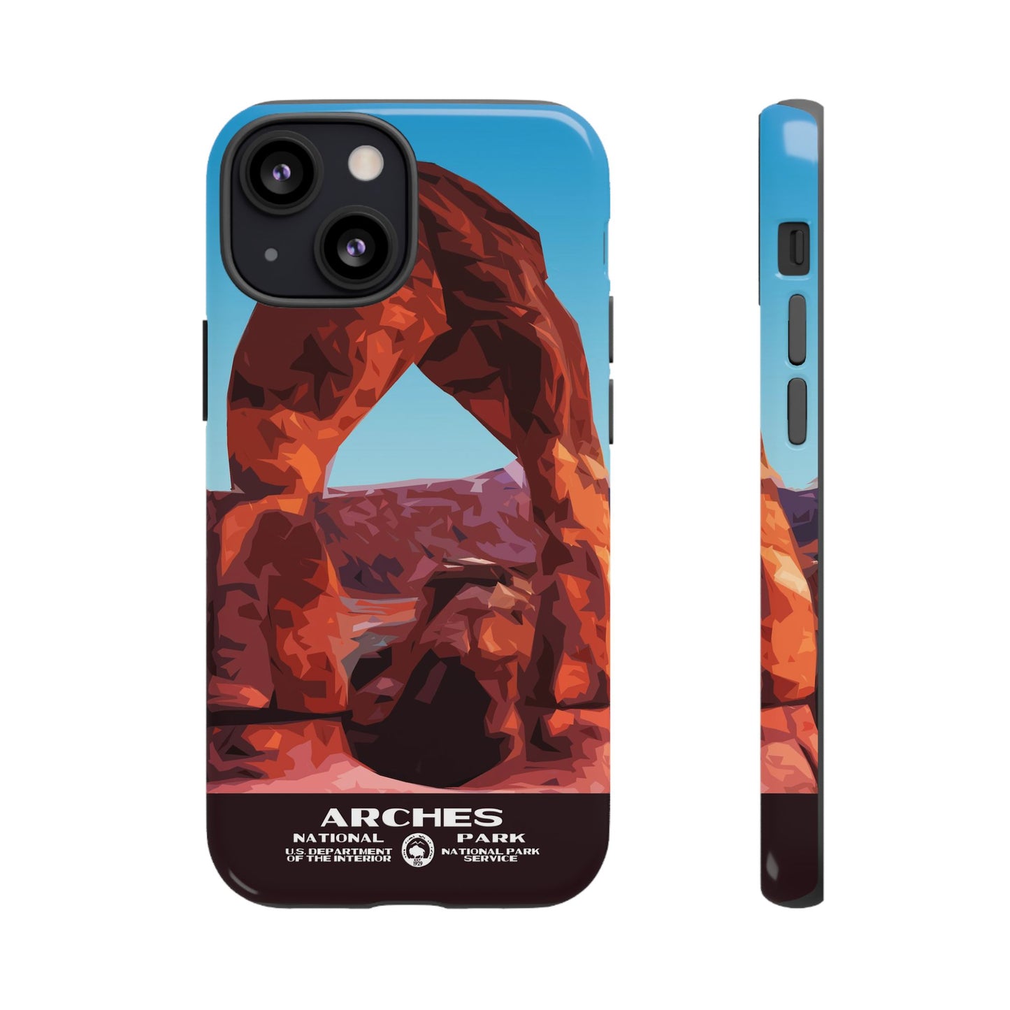 Arches National Park Phone Case - WPA Style