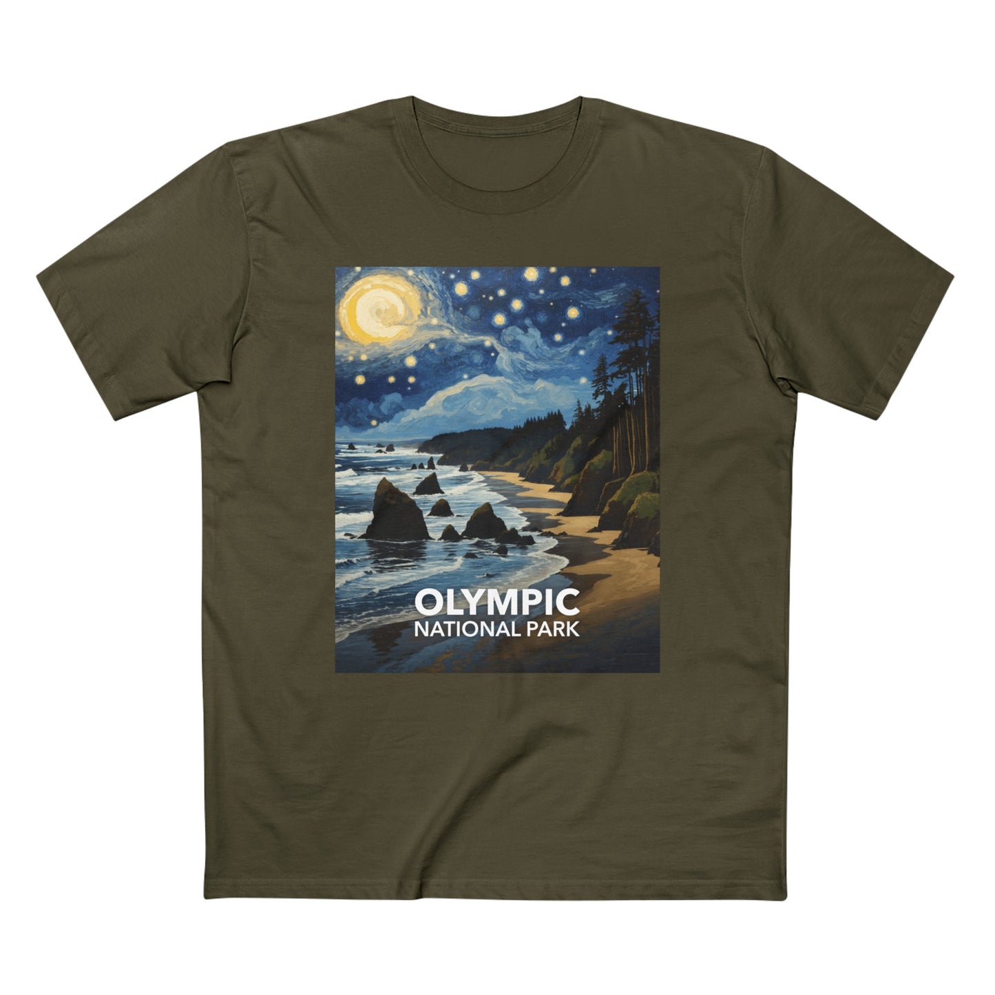 Olympic National Park T-Shirt - The Starry Night