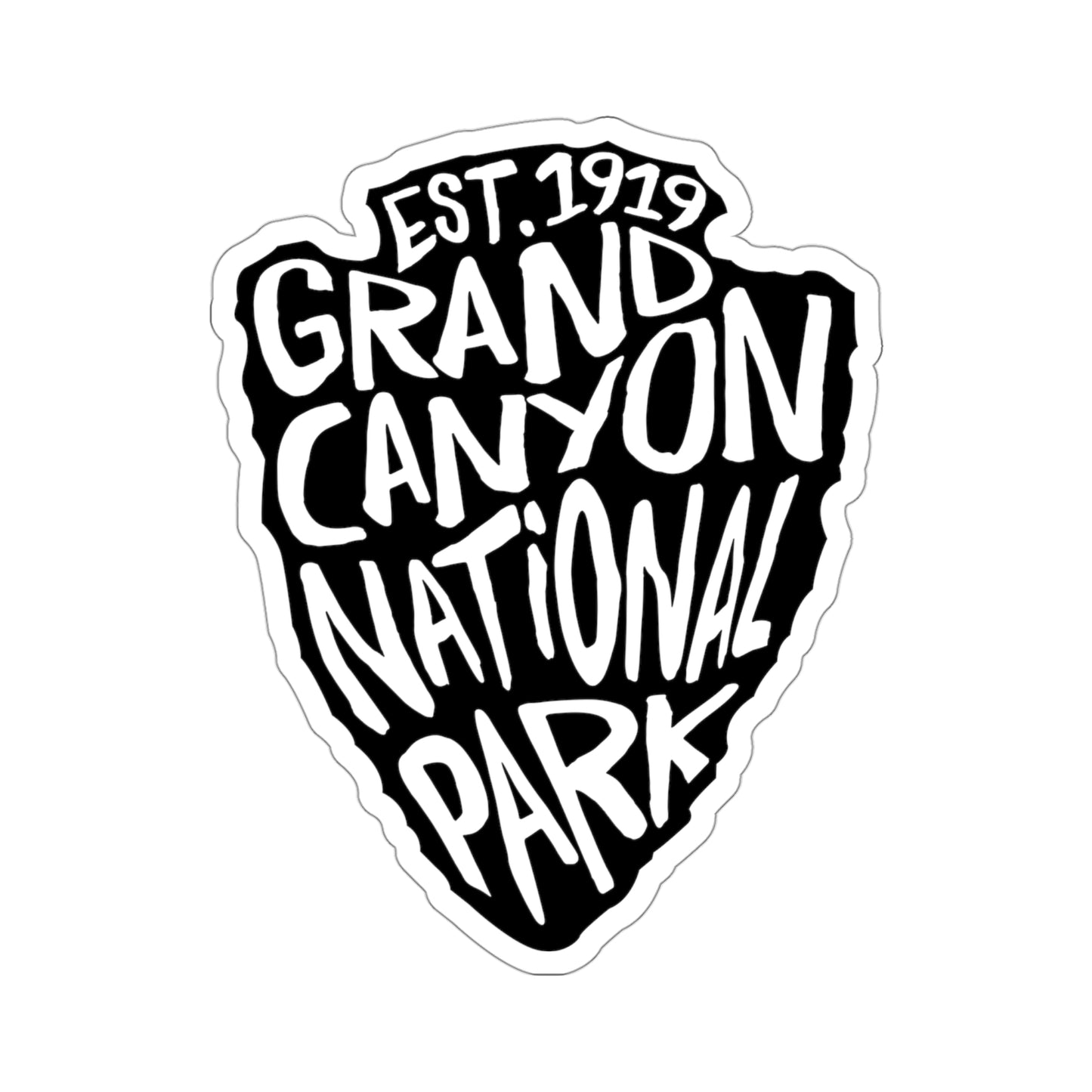 Grand Canyon National Park Sticker - Arrow Head Design