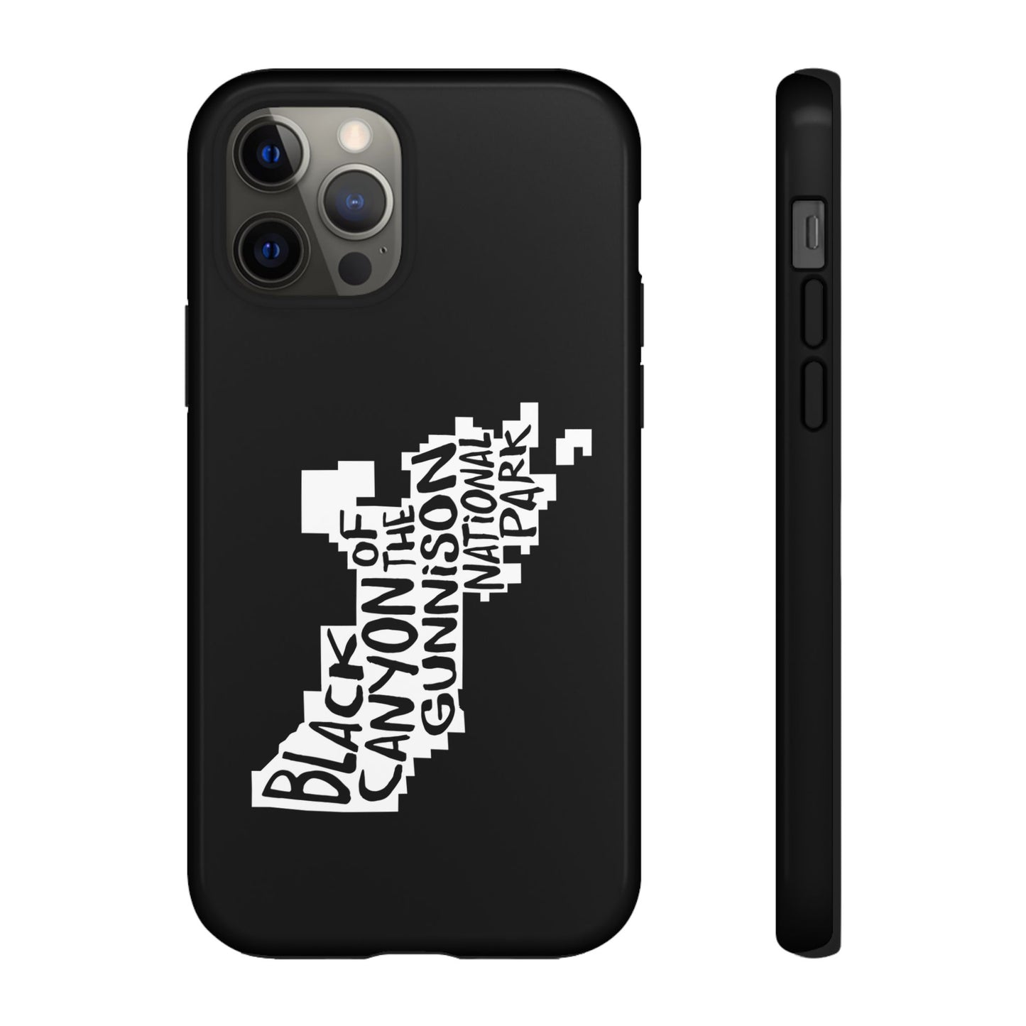 Black Canyon of the Gunnison National Park Phone Case - Map Design