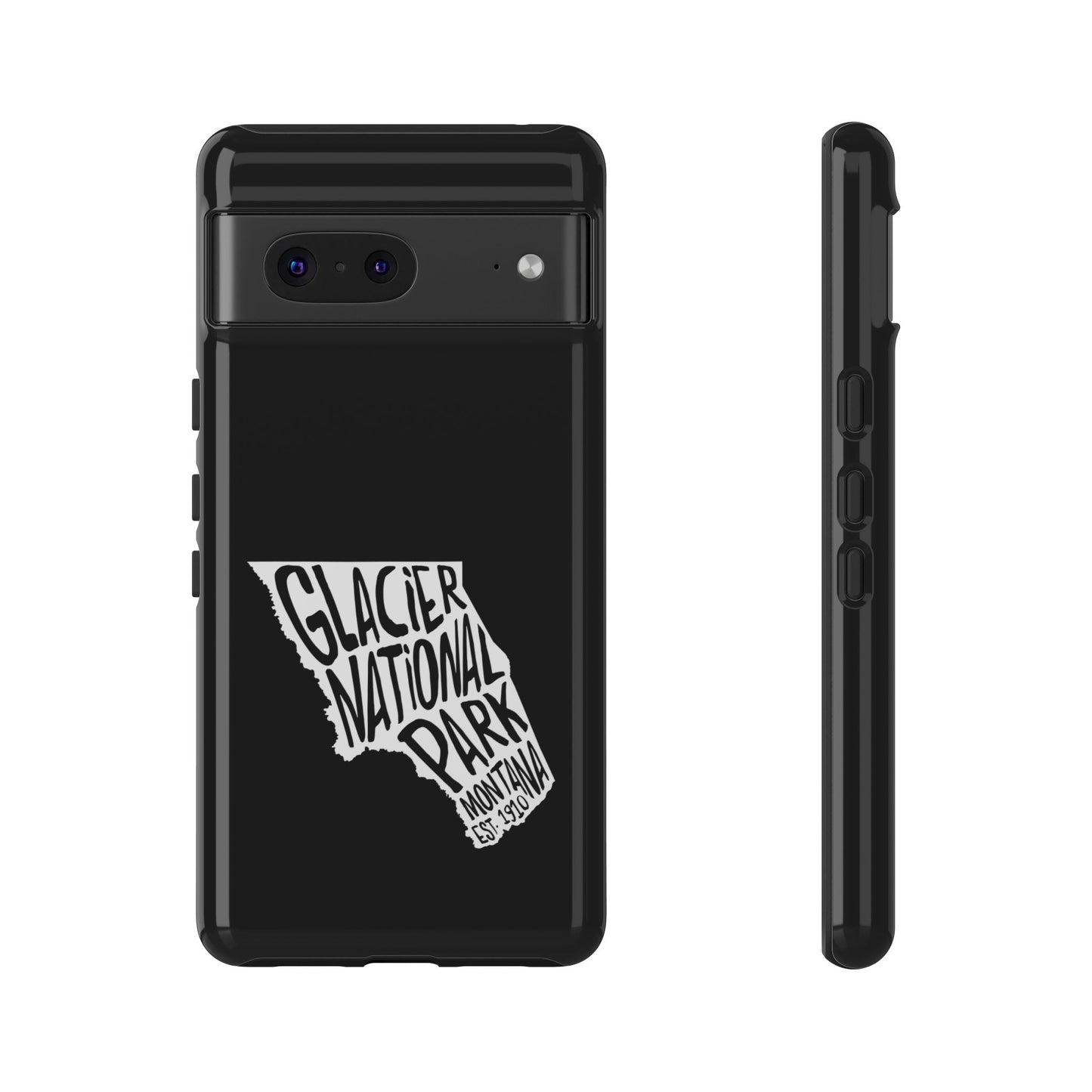 Glacier National Park Phone Case - Map Design