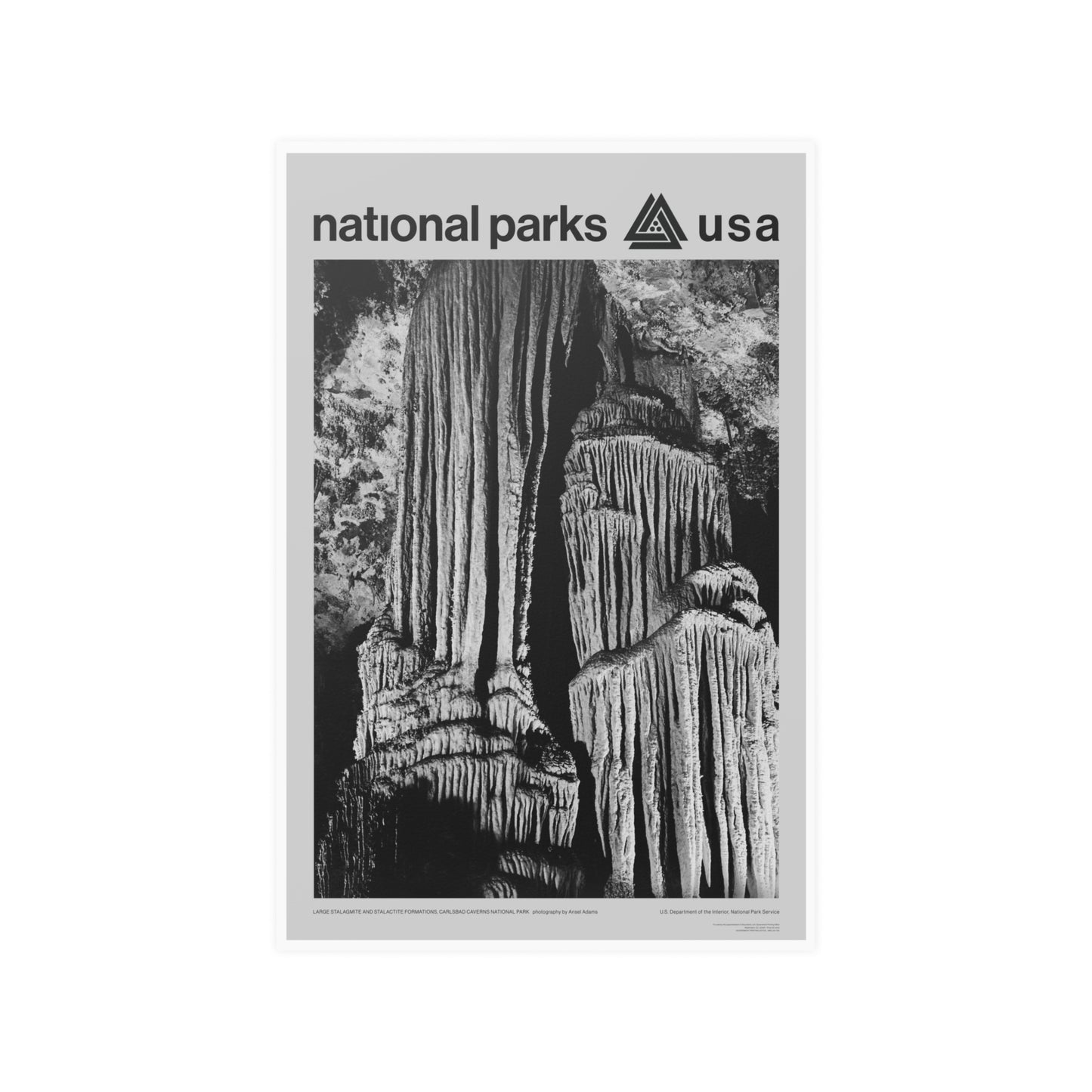 Carlsbad Caverns National Park Poster - Ansel Adams