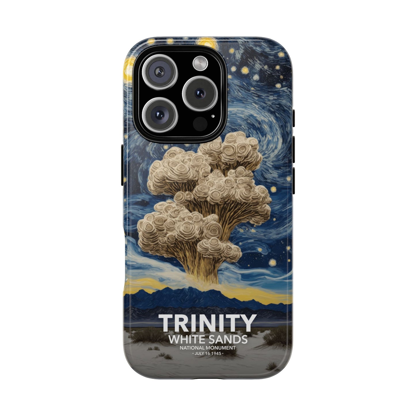 White Sands National Park Phone Case - Starry Night Trinity Test