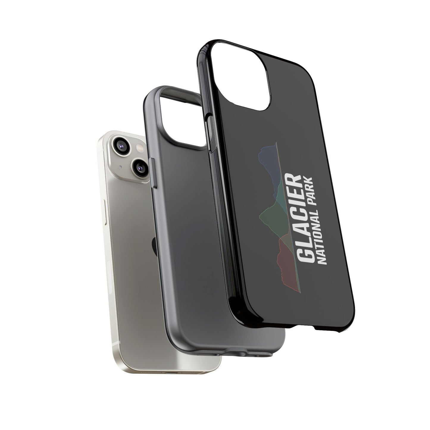 Glacier National Park Phone Case - Histogram Design