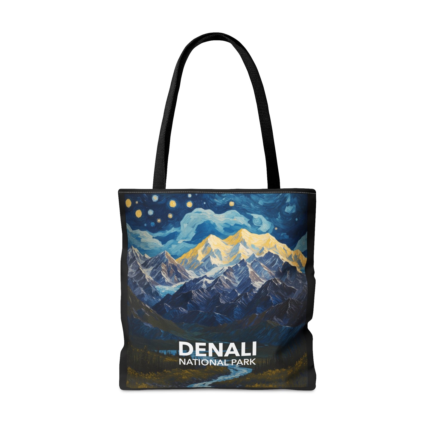 Denali National Park Tote Bag - The Starry Night