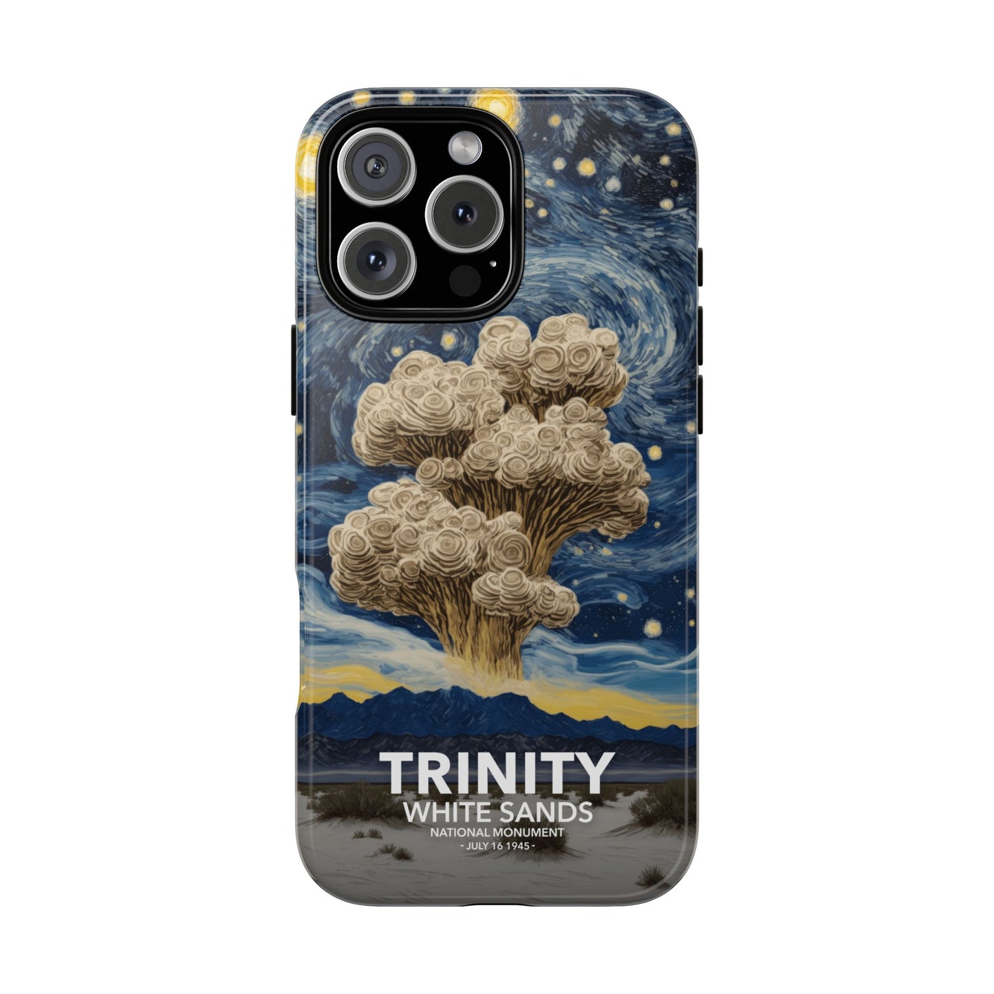 White Sands National Park Phone Case - Starry Night Trinity Test