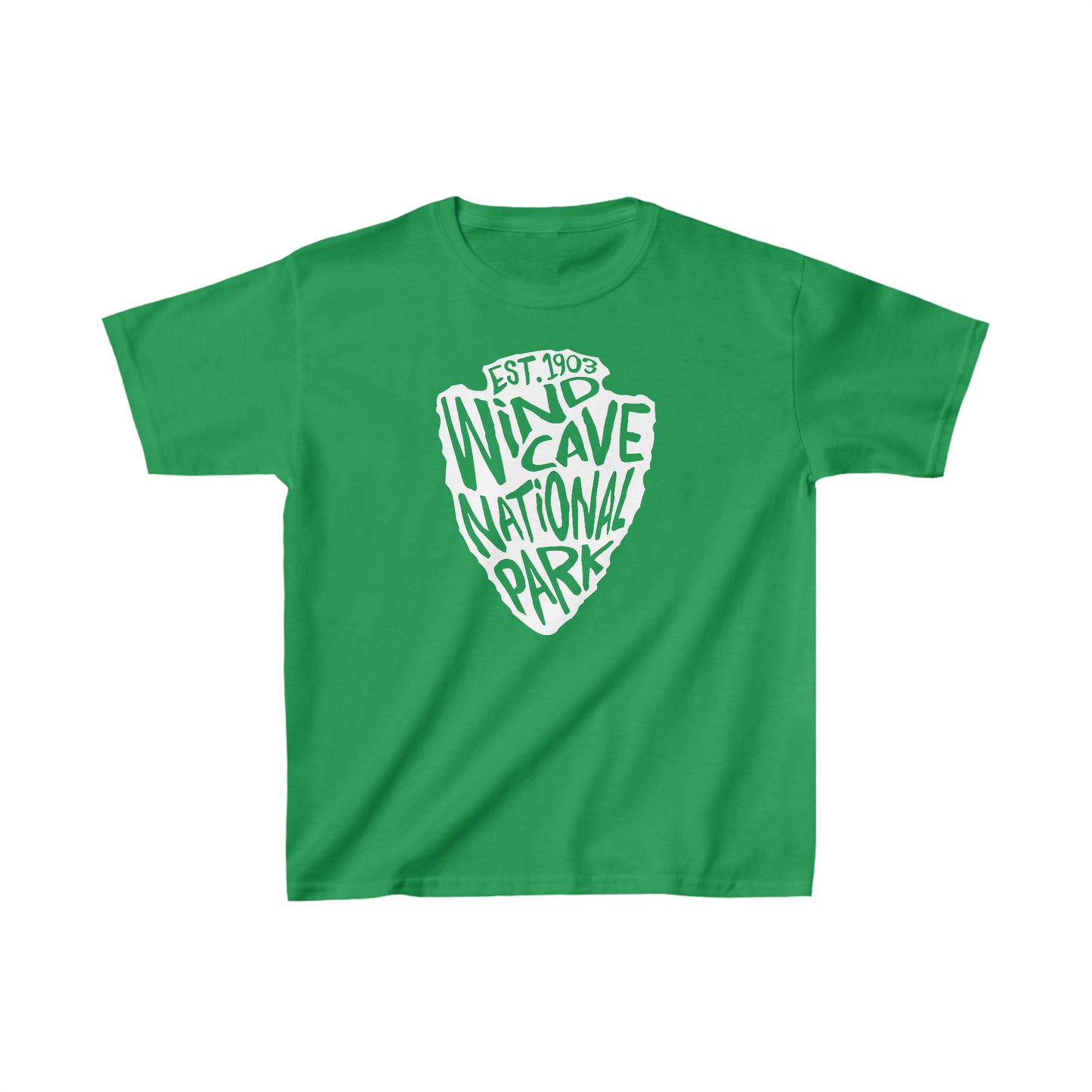 Wind Cave National Park Child T-Shirt - Arrowhead Design