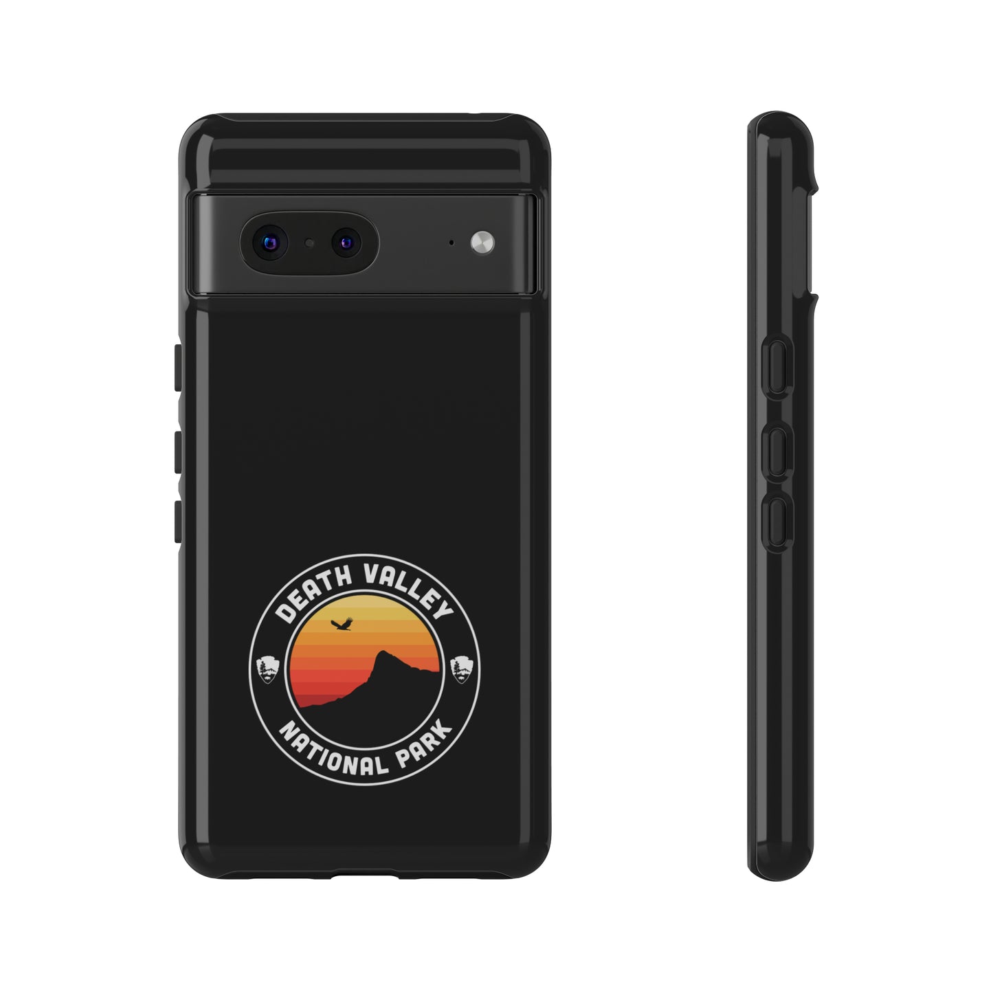 Death Valley National Park Phone Case - Round Emblem Design