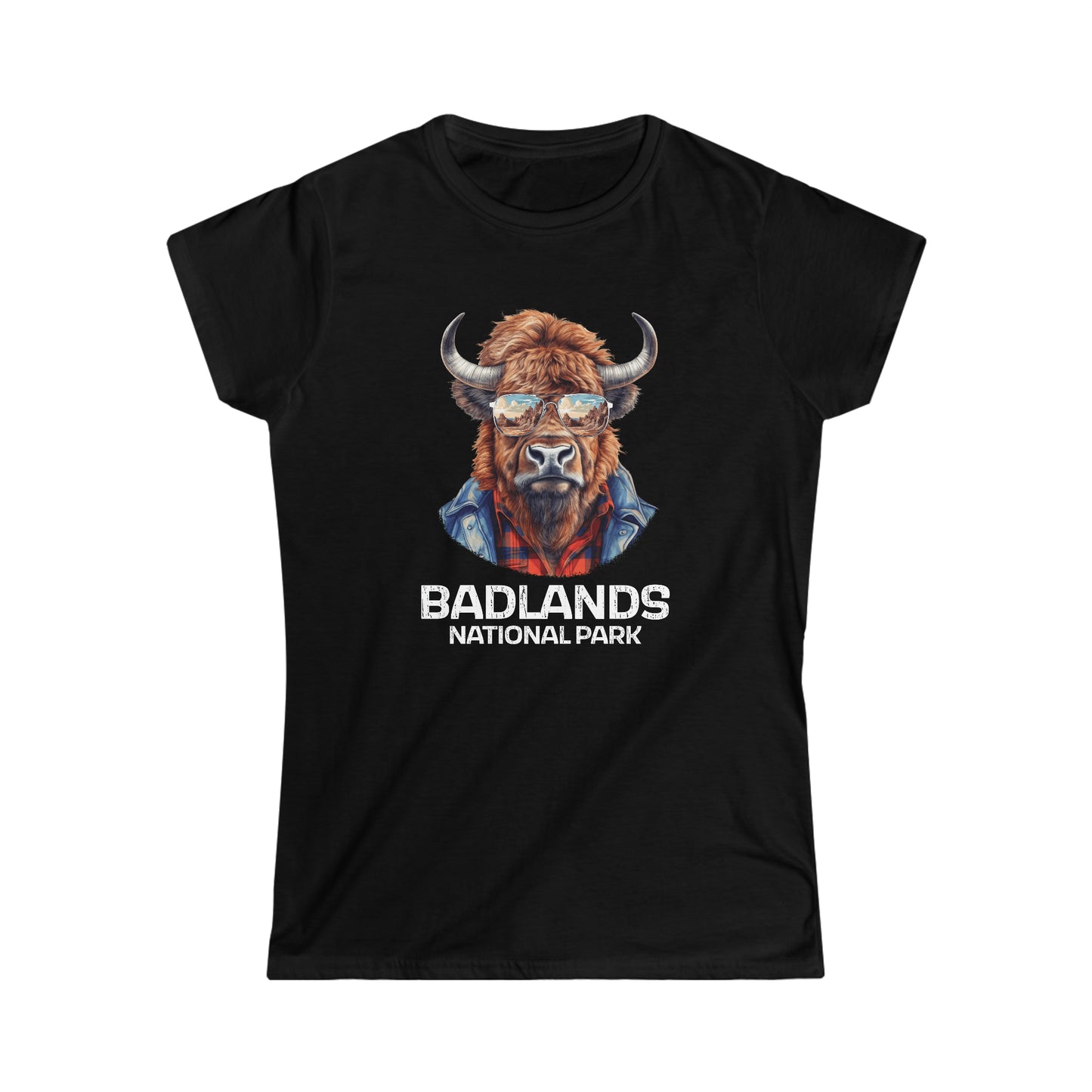 Badlands National Park Women's T-Shirt - Cool Bison