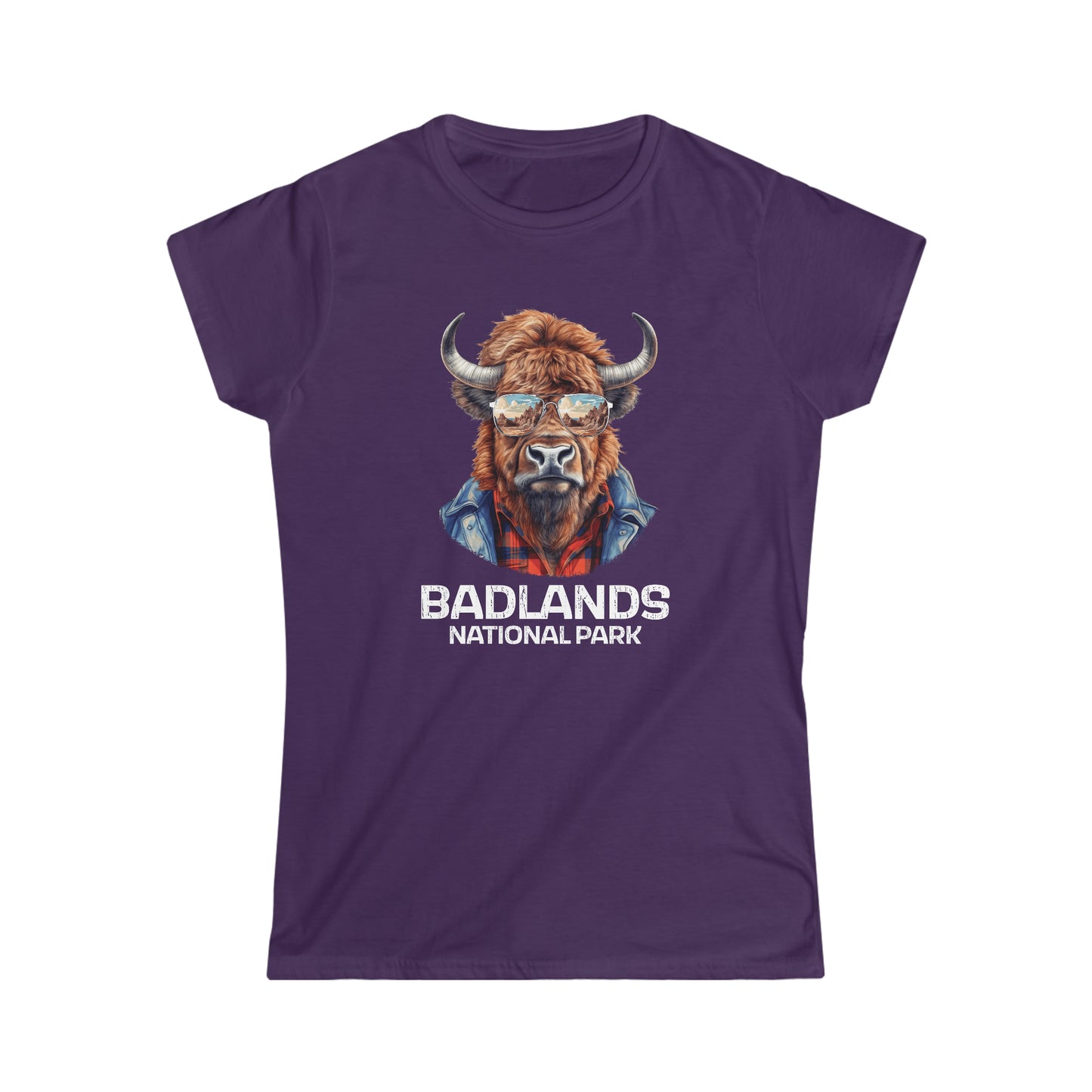 Badlands National Park Women's T-Shirt - Cool Bison