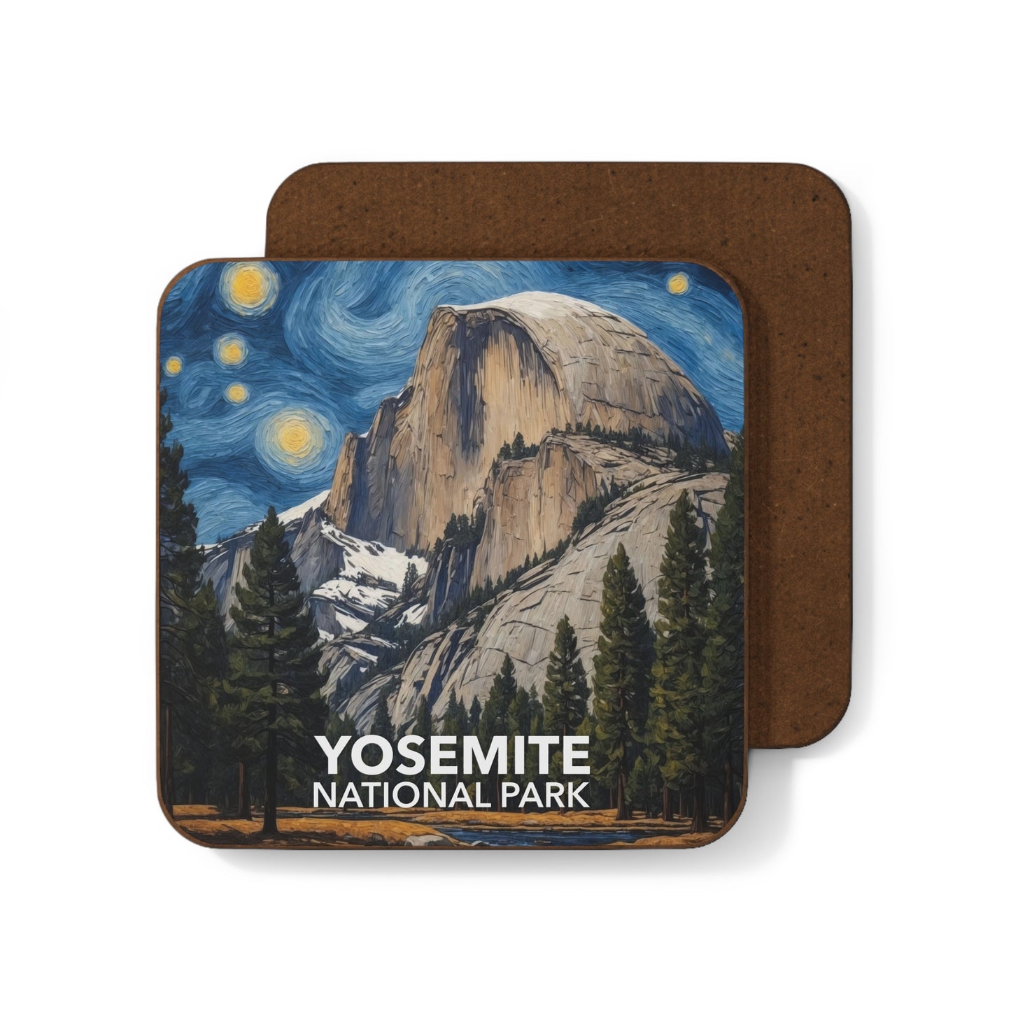 Yosemite National Park Coaster - The Starry Night