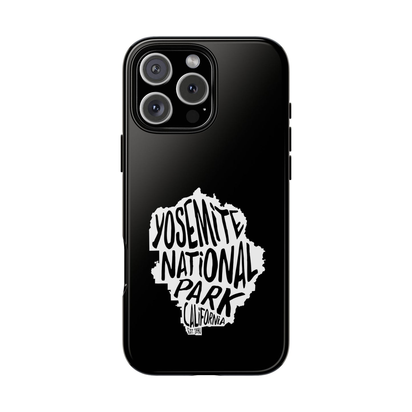 Yosemite National Park Phone Case - Map Design